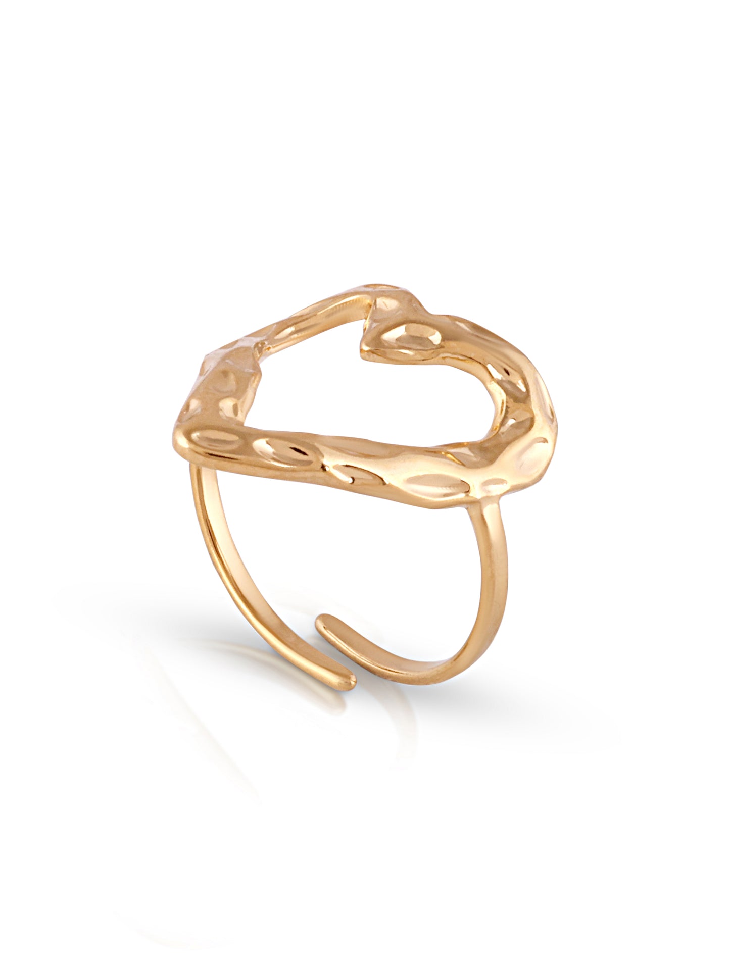 Open Heart Statement Ring