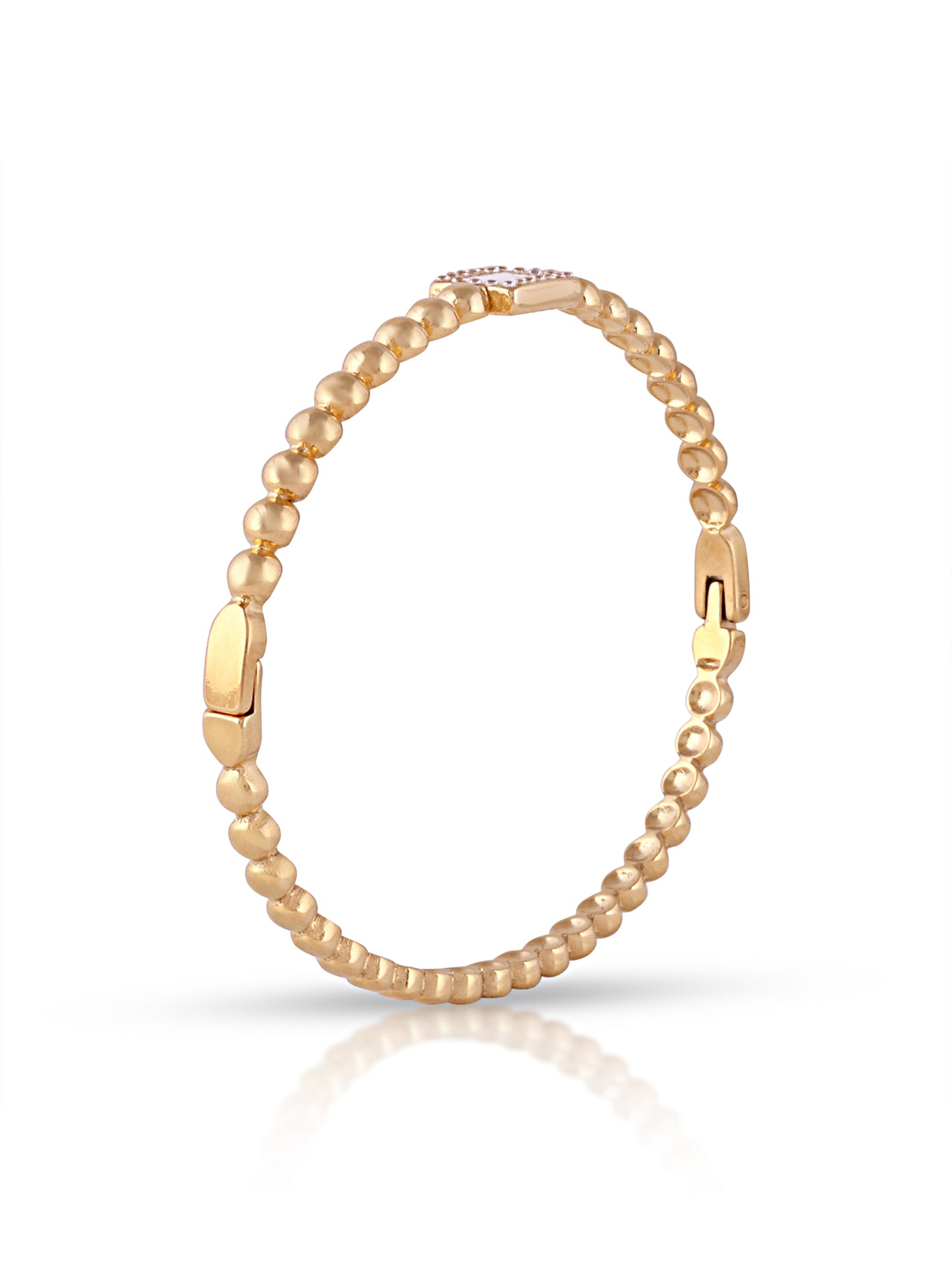 Ivory Accent Beaded Kada