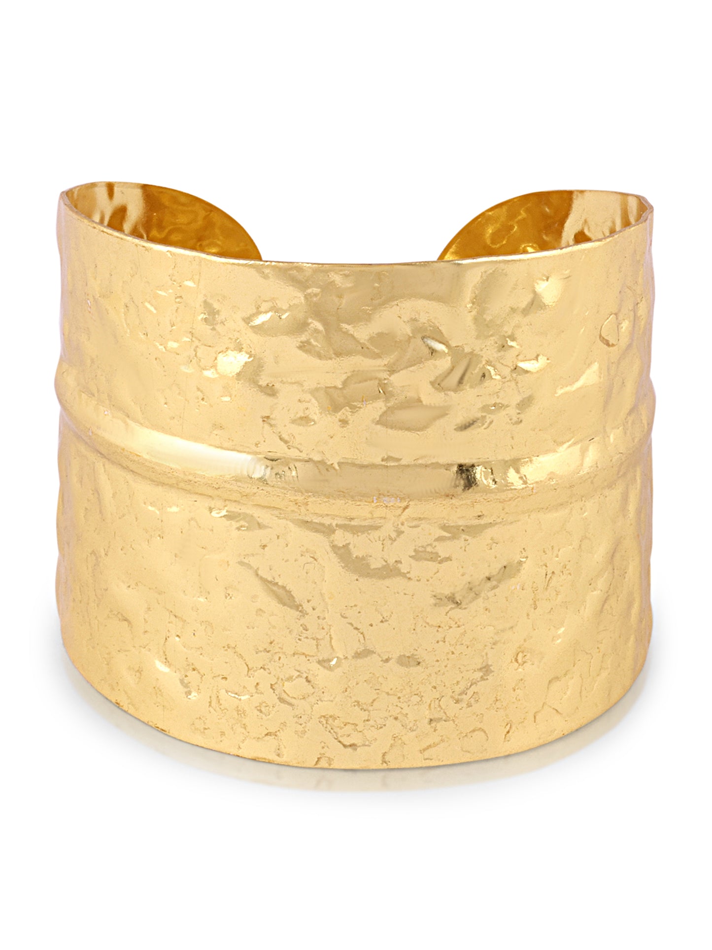 Lush Cuff Brass Bracelet