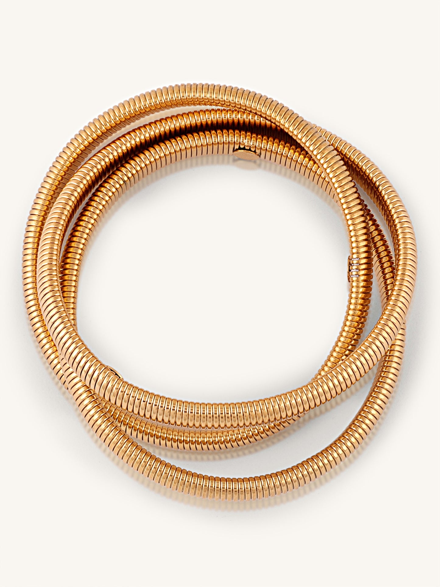 Gold Triad Ceramic Bracelet