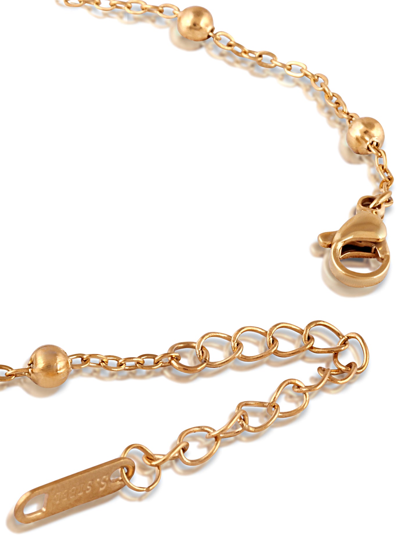 Floral Beaded Hand Chain