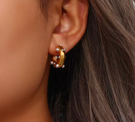 Celestial Pearl Earrings