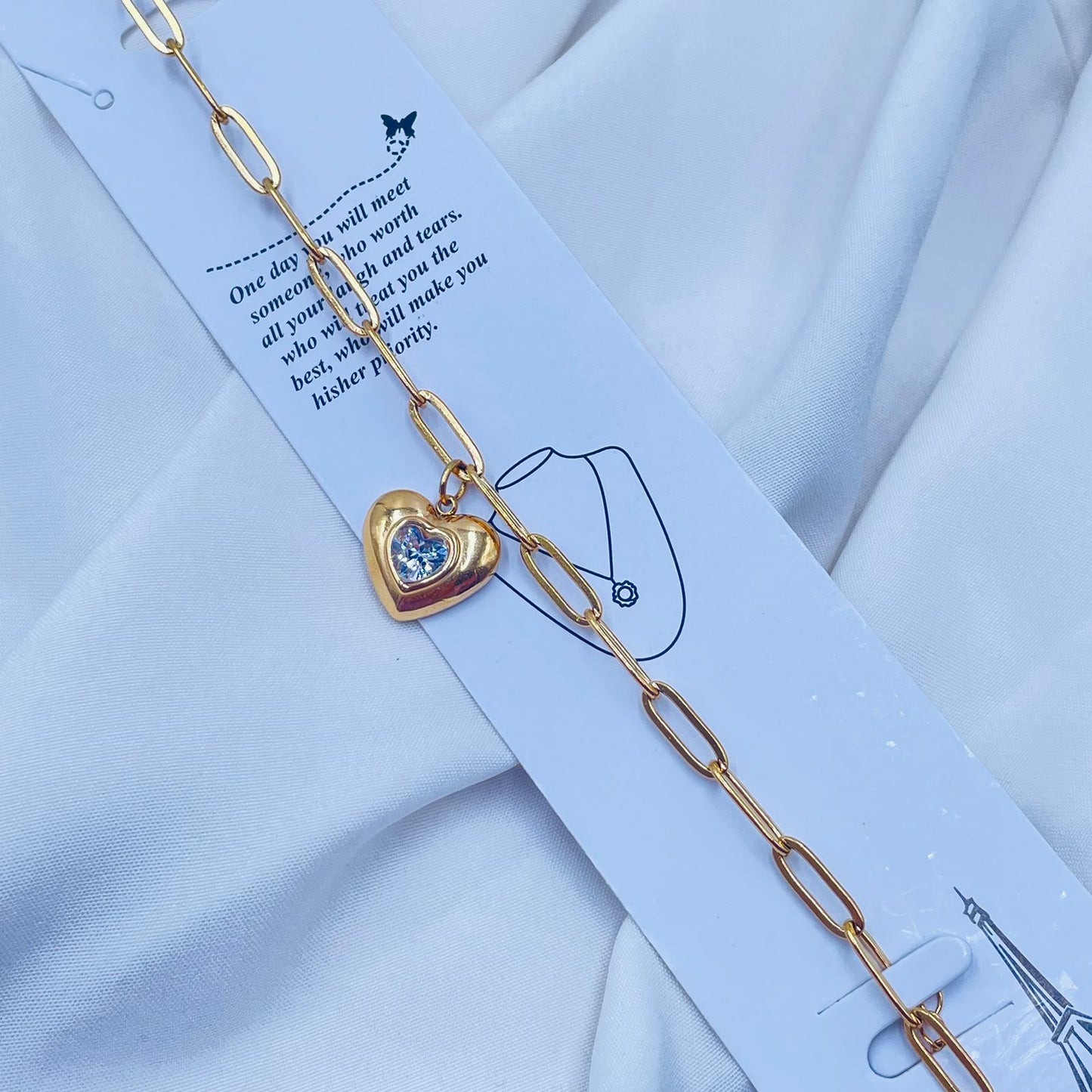 Heart Charm bracelet