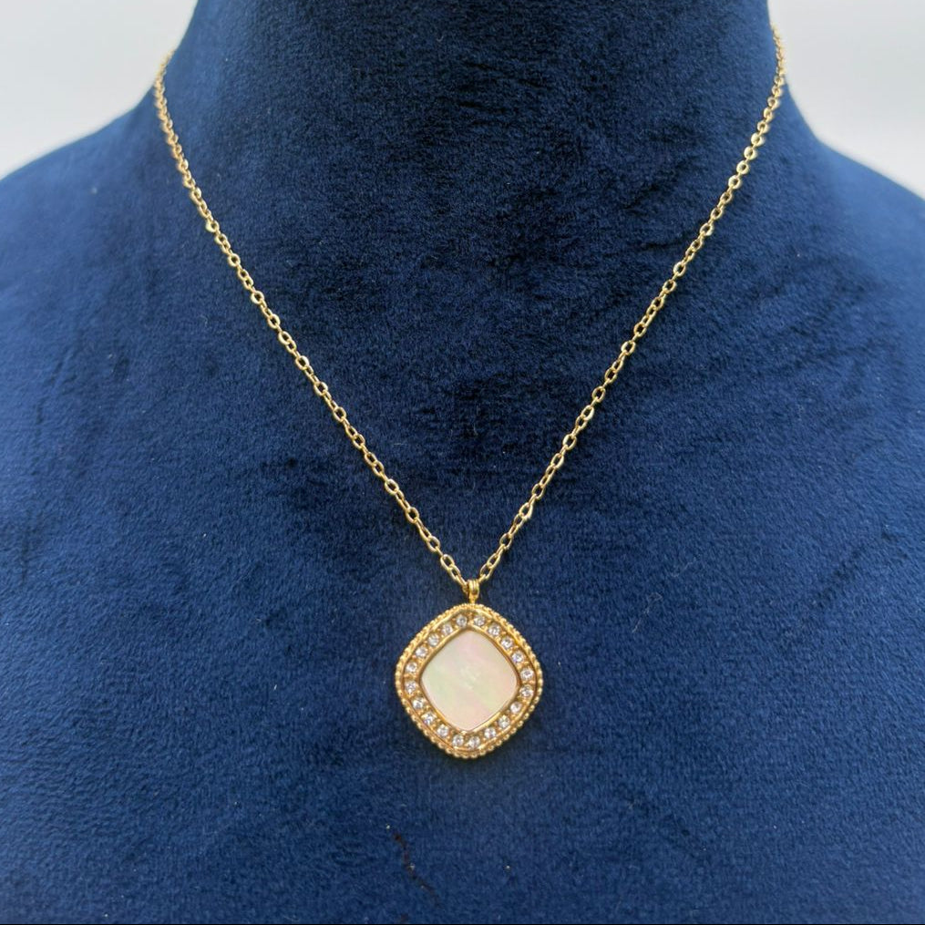 Ivory Squircle Necklace