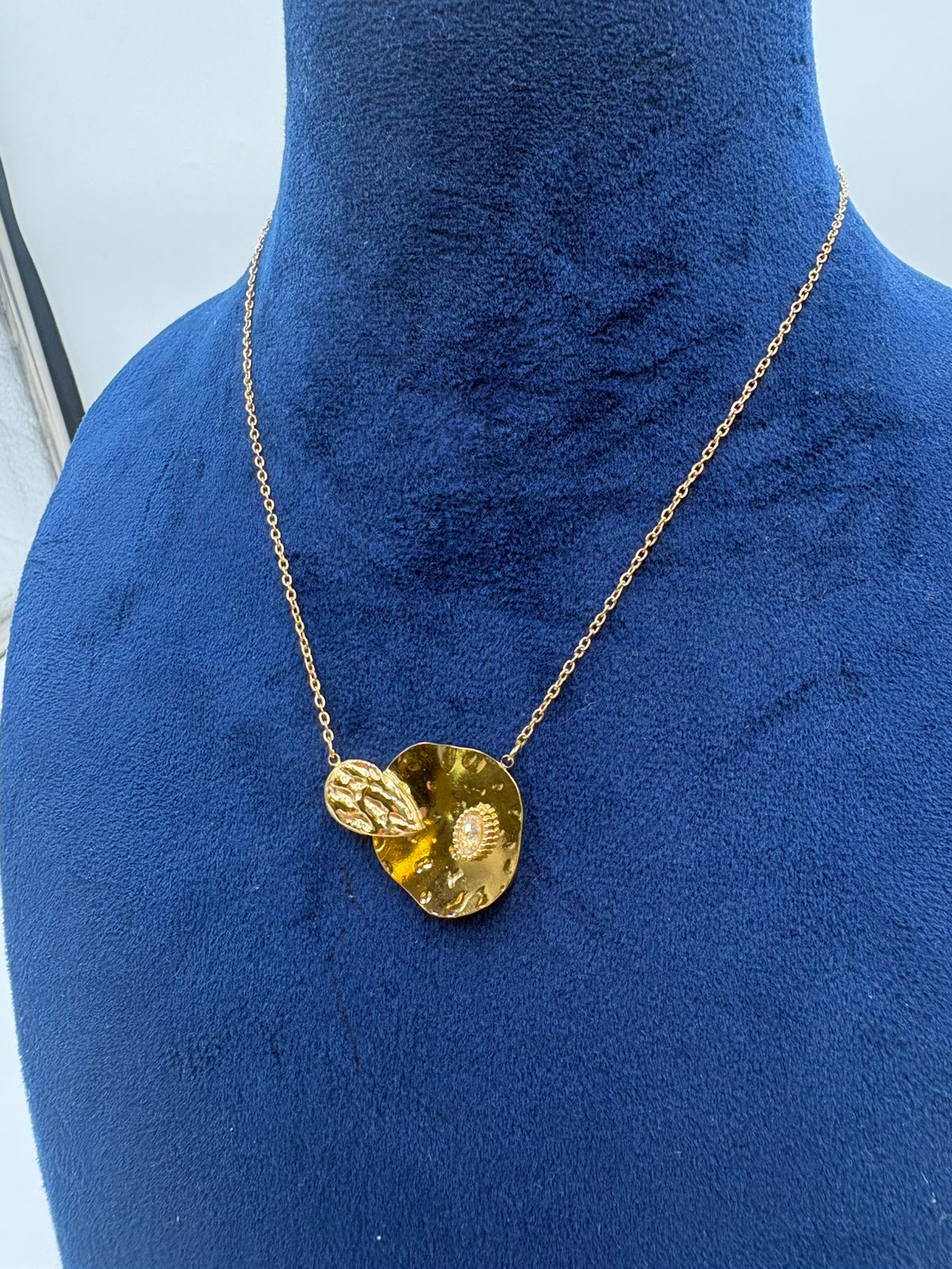 Textured Statement Necklace