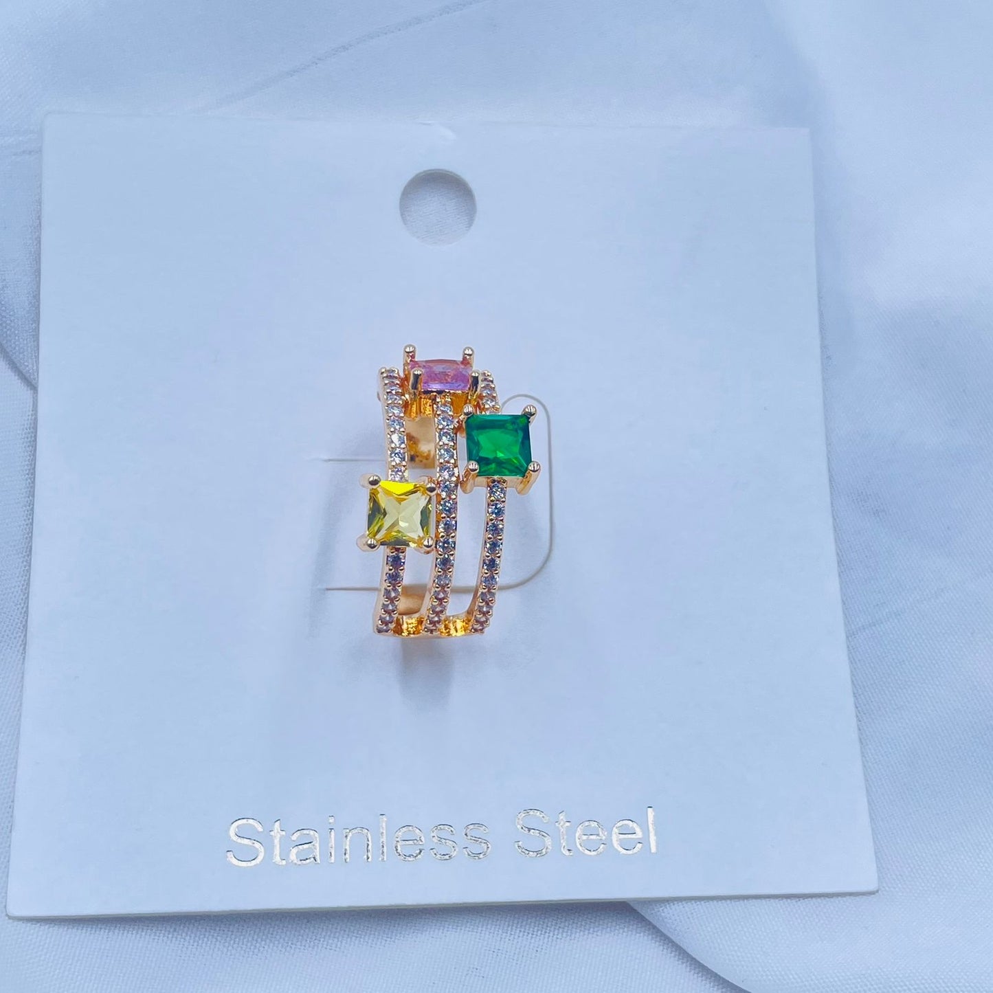 The Vibrant Trio Ring