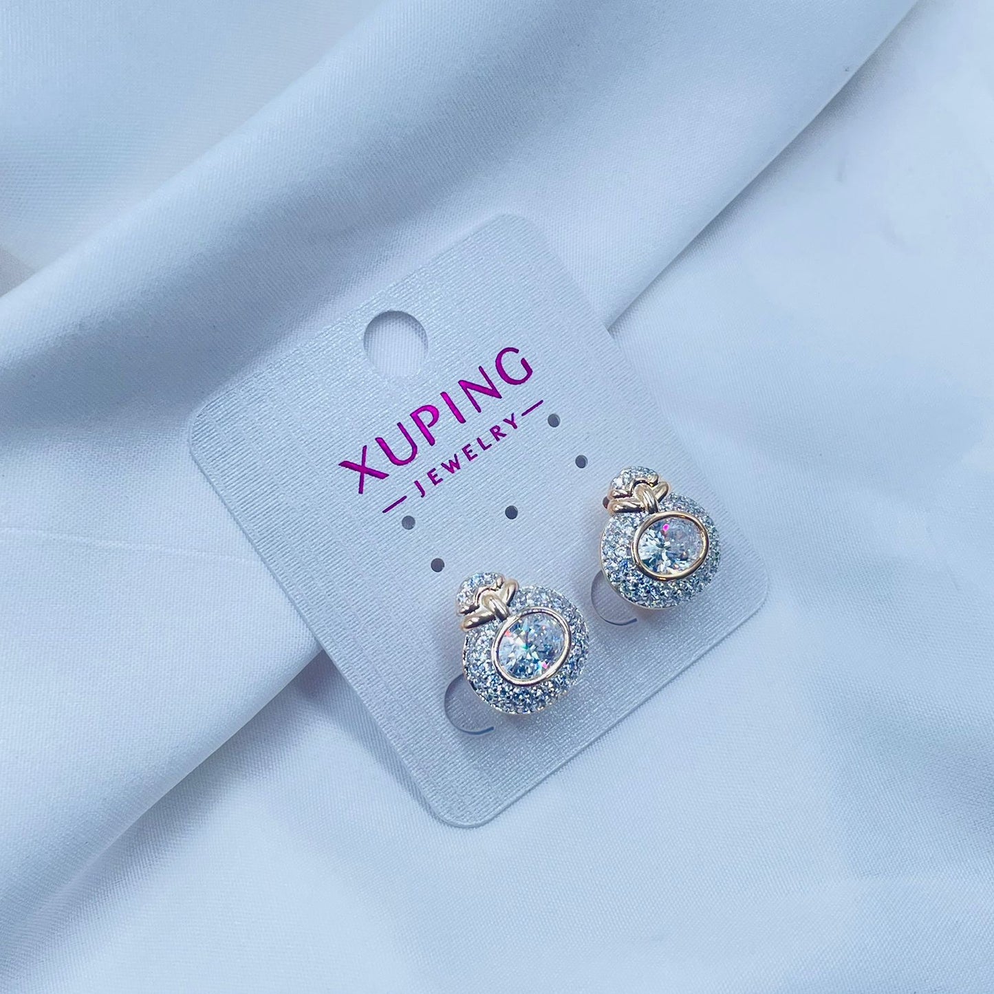 Cz Hoops Earrings- XUPING