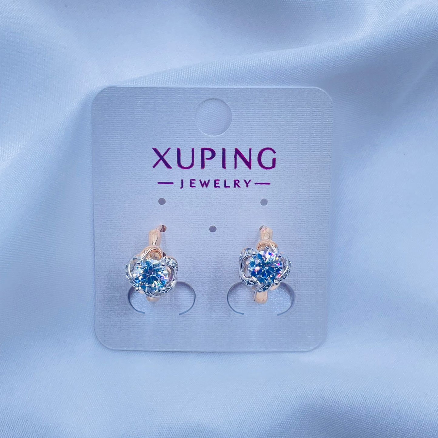 CZ Hoops Earrings- XUPING