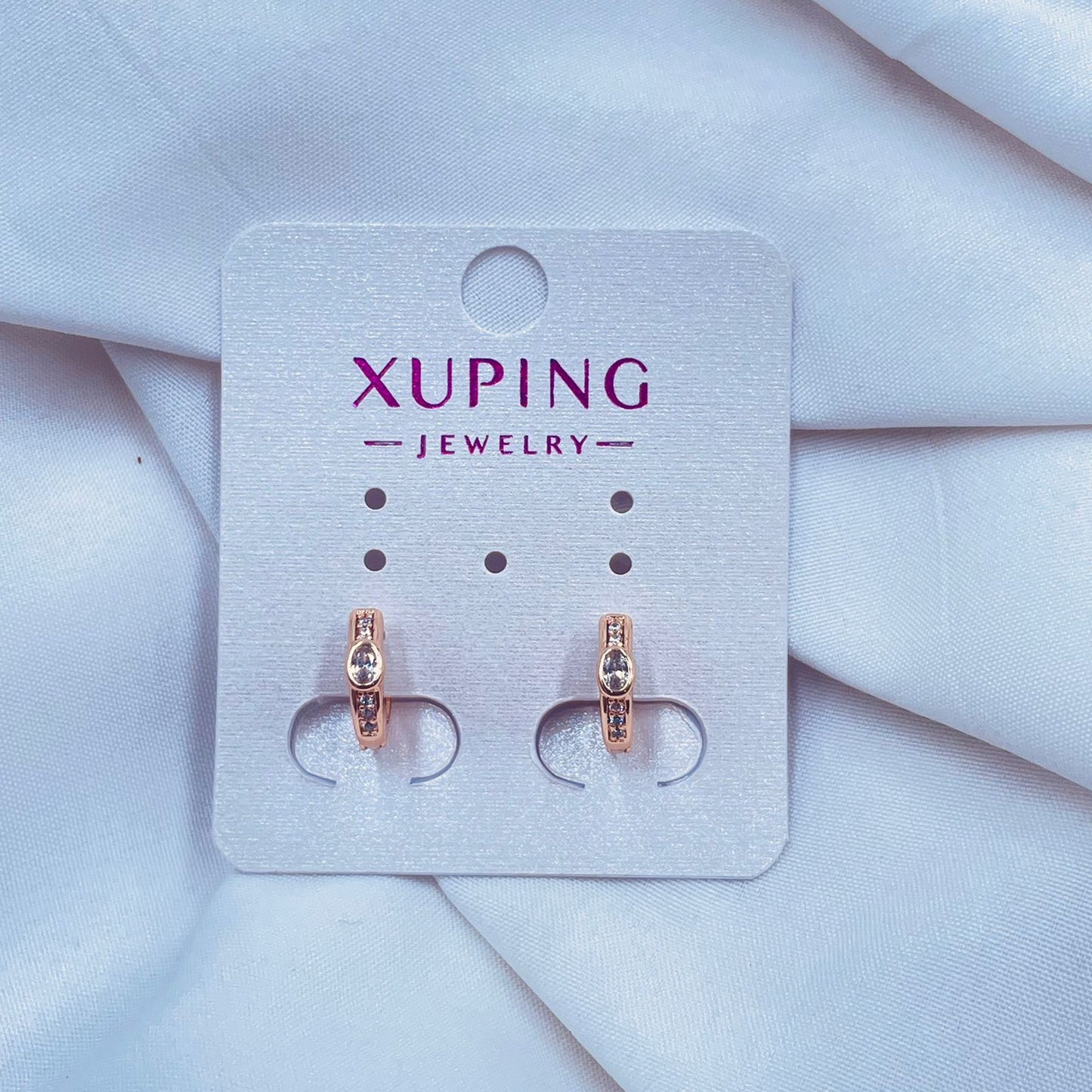 Minimalist zircon Earrings- XUPING