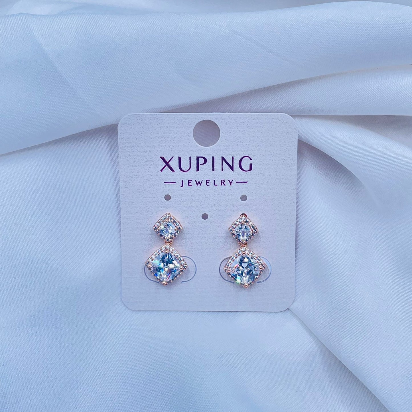Zircon Studs Earrings- XUPING