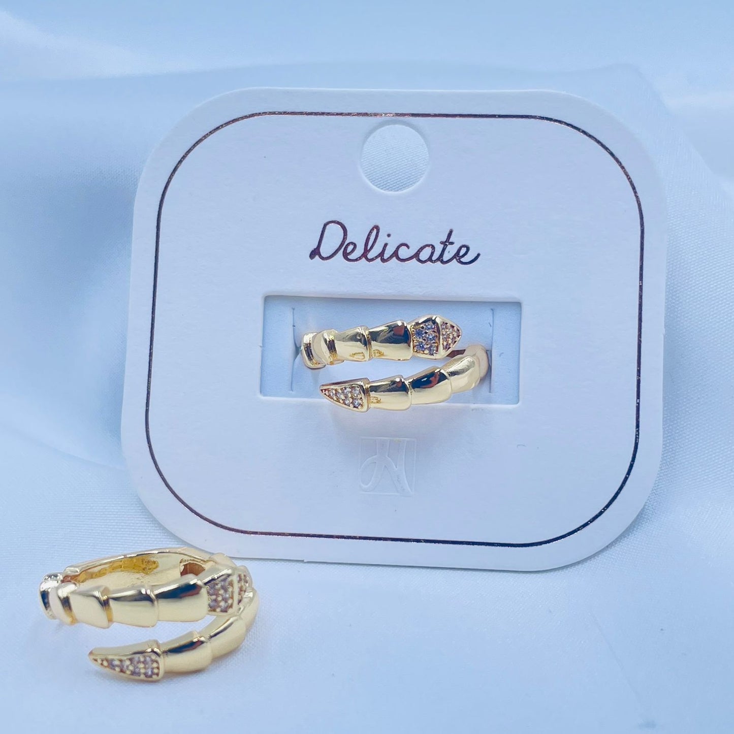 Gold Ring With Small Stones