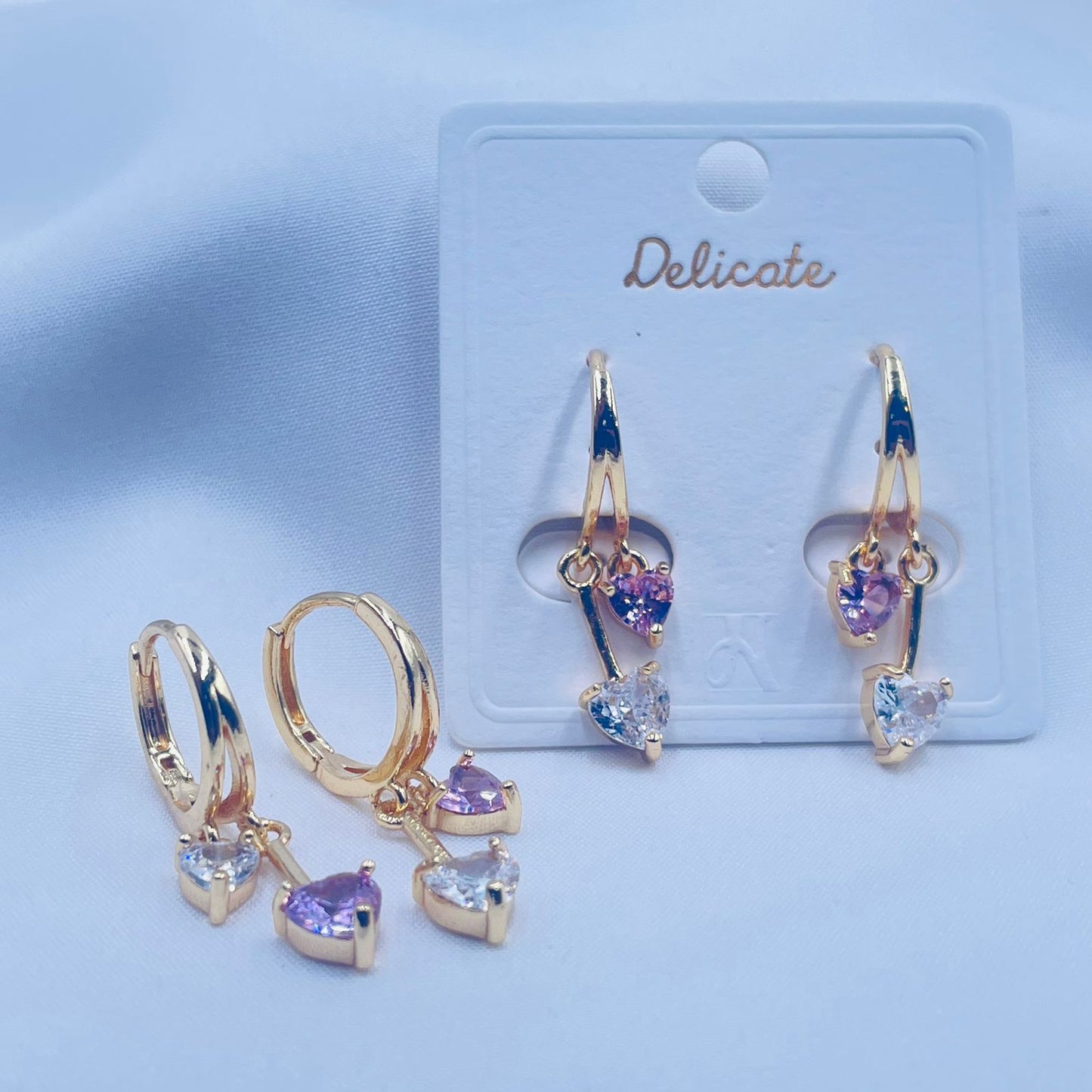 Amora Spark Heart Earrings