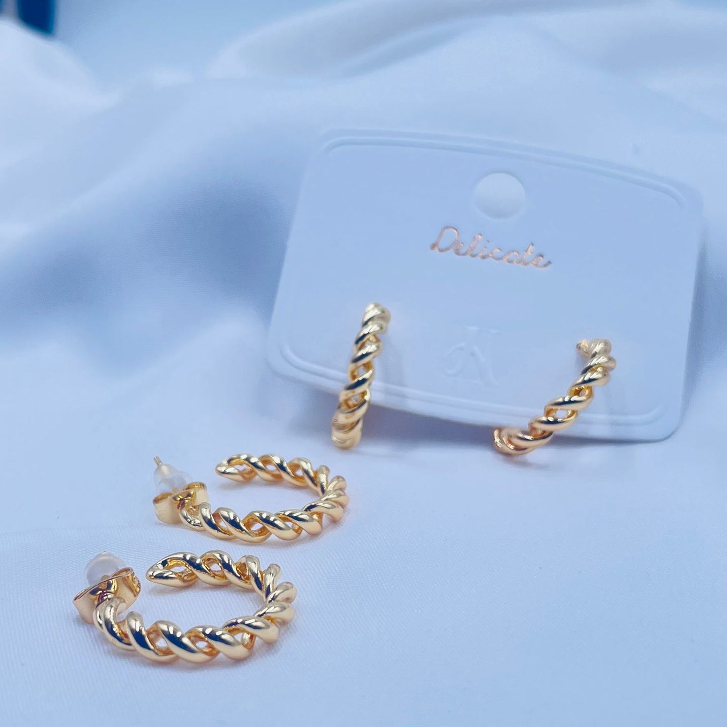 Mystic Orbit Hoops Earrings