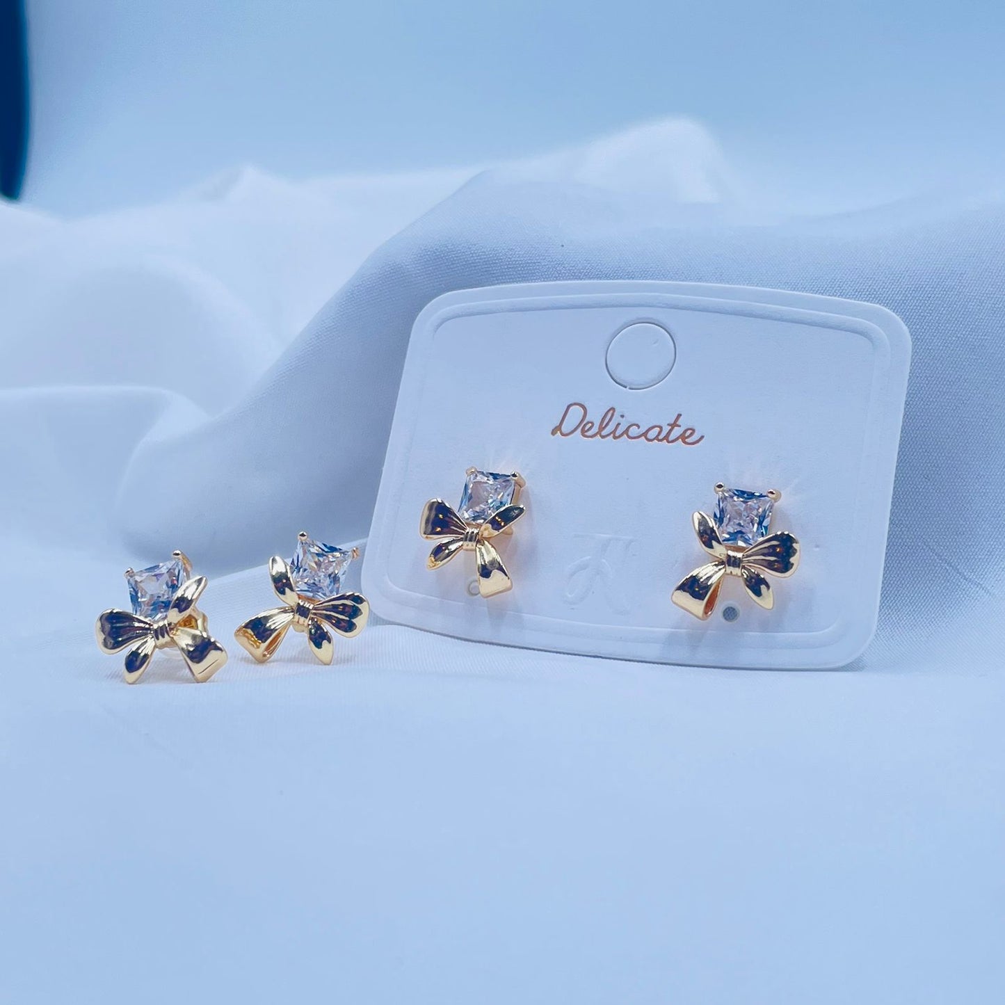 Crystal Bow Studs