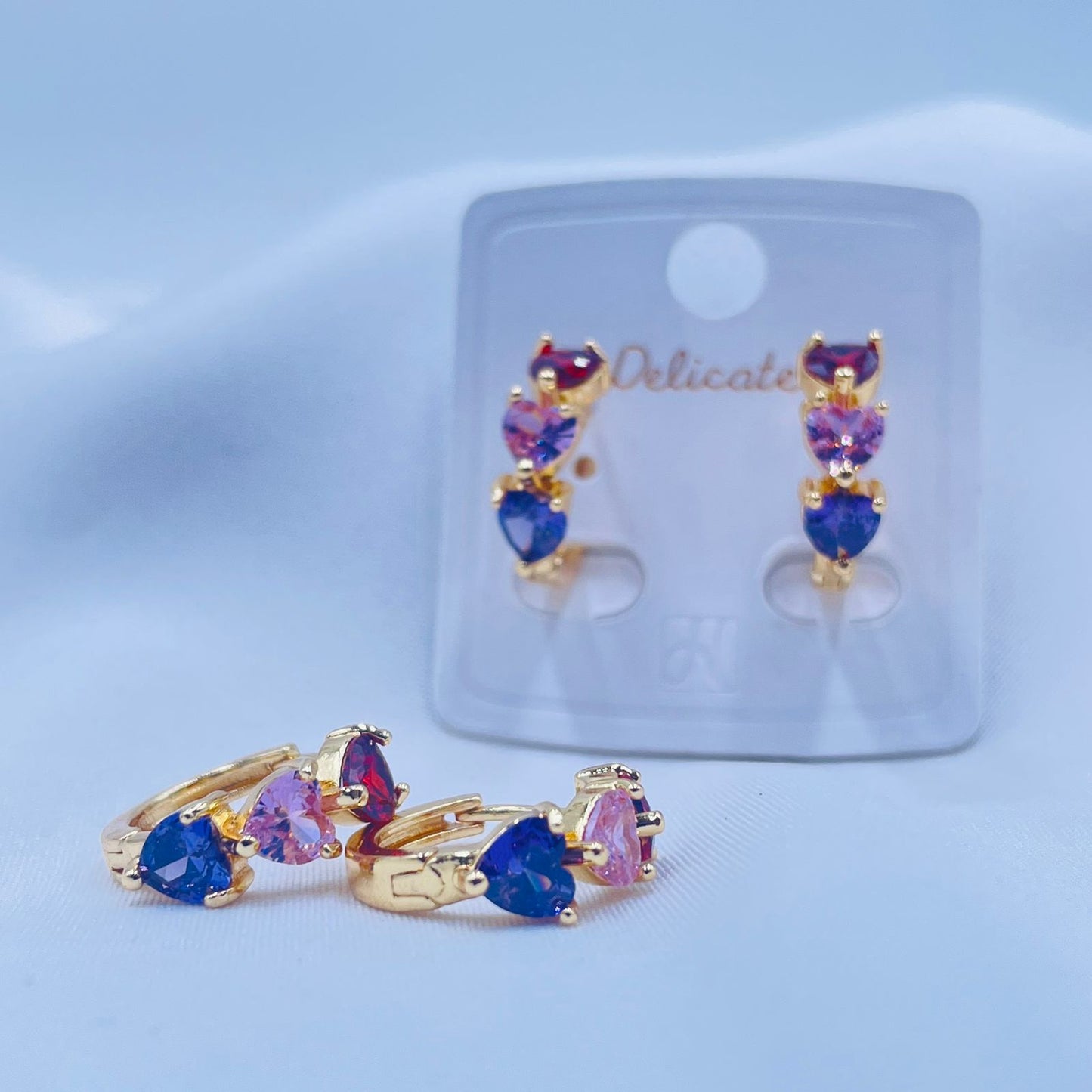Colorful Gemstone Earrings