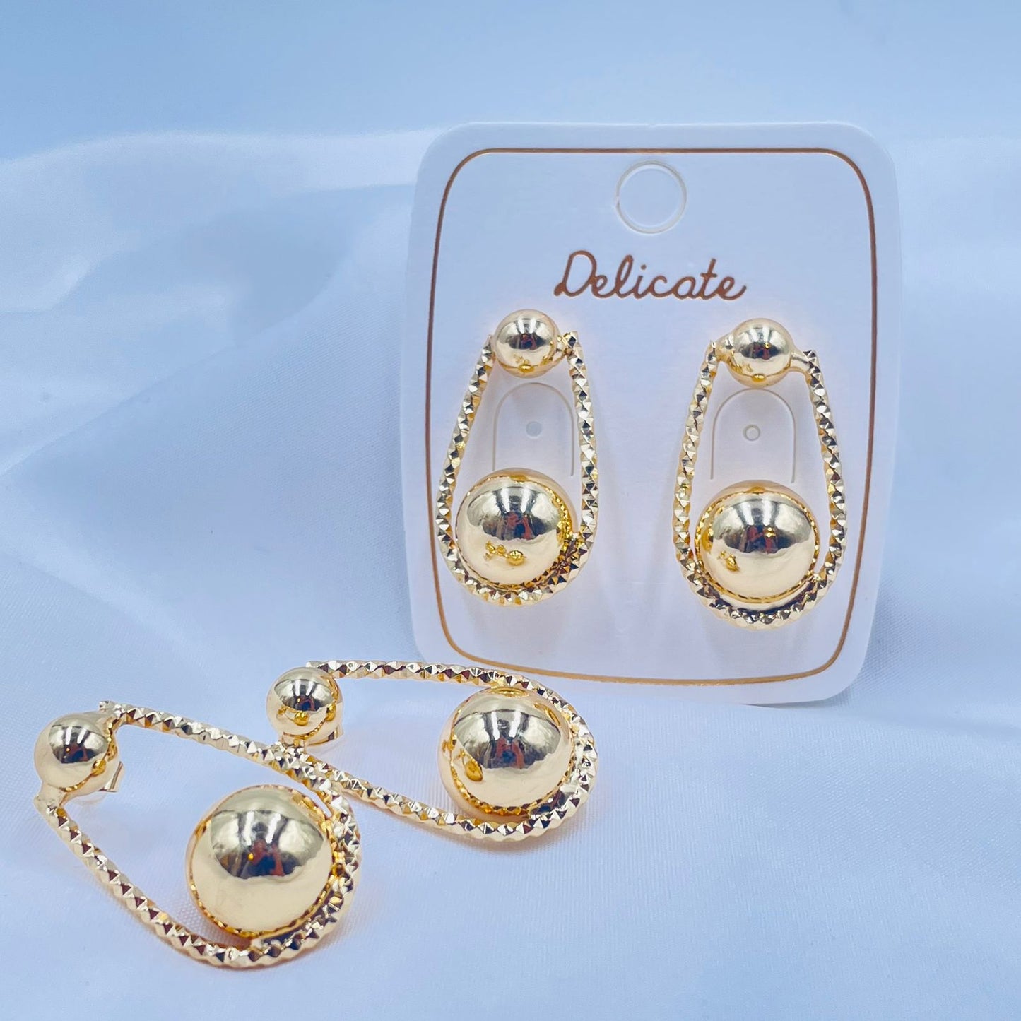 Double Sphere Earrings