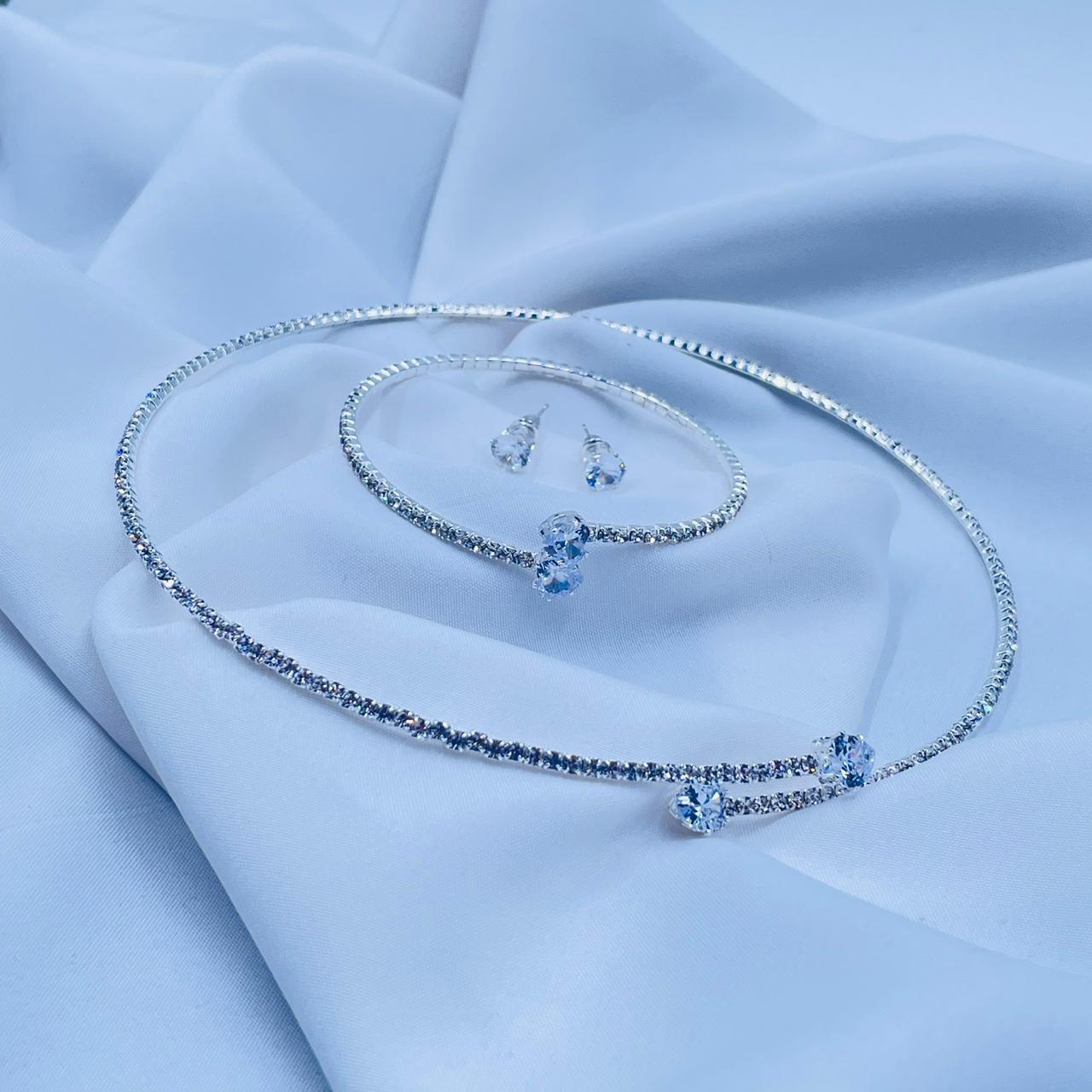 Elegant Silver Combo Hasli