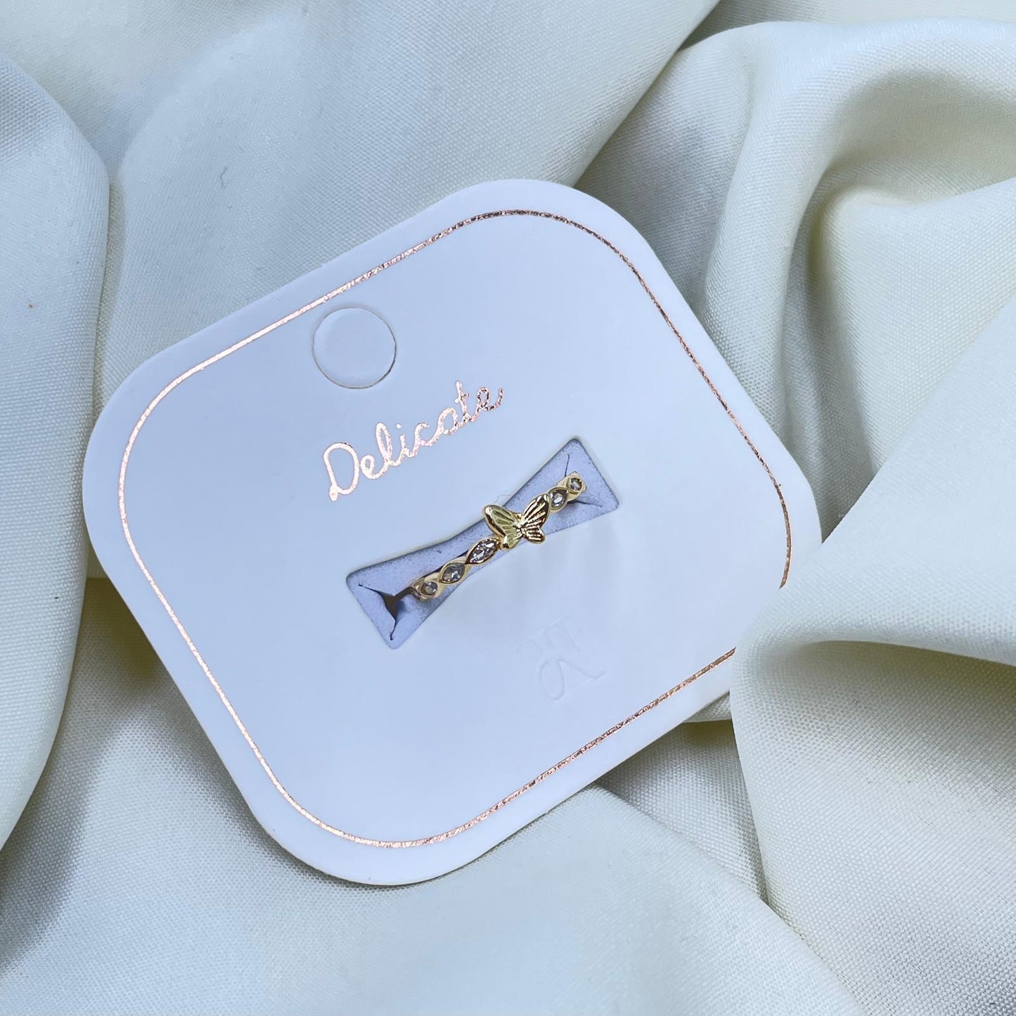 Gold Butterfly Ring