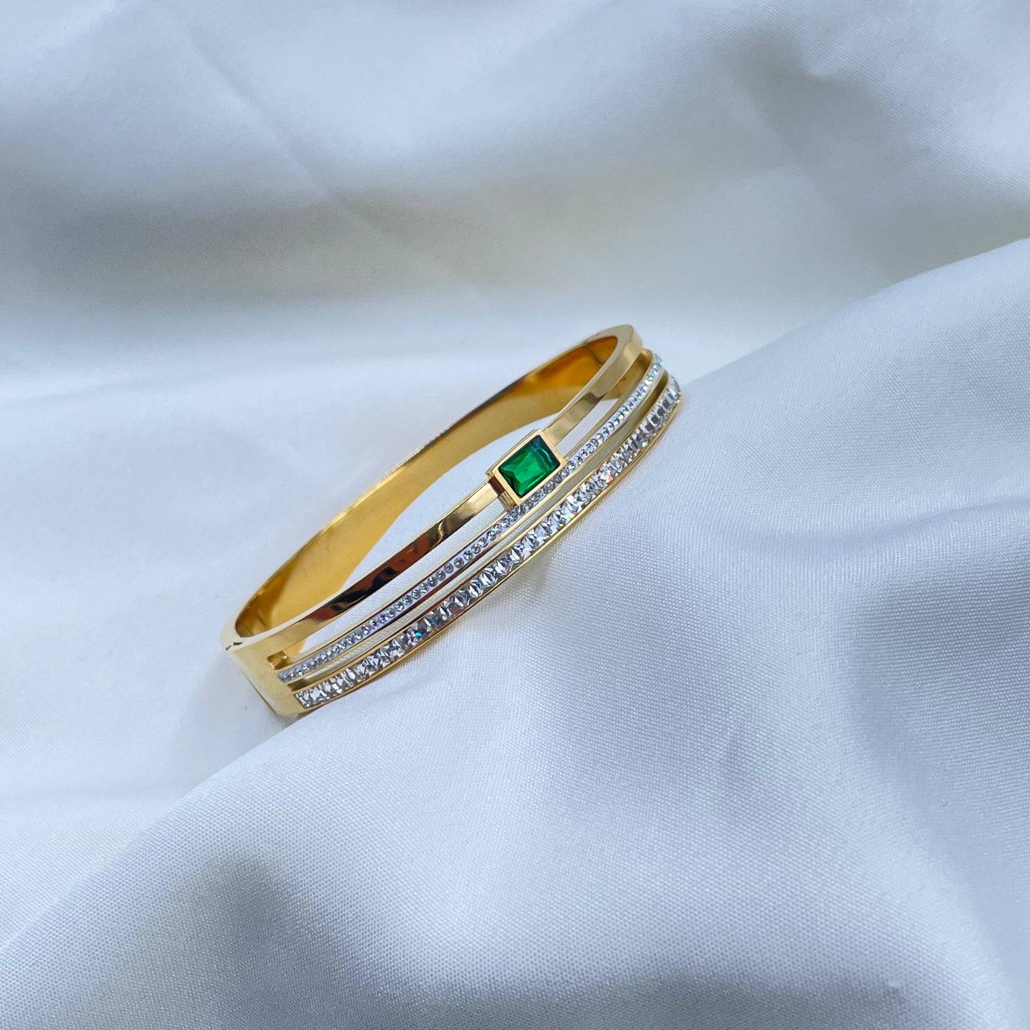 Green Gemstone Bracelet