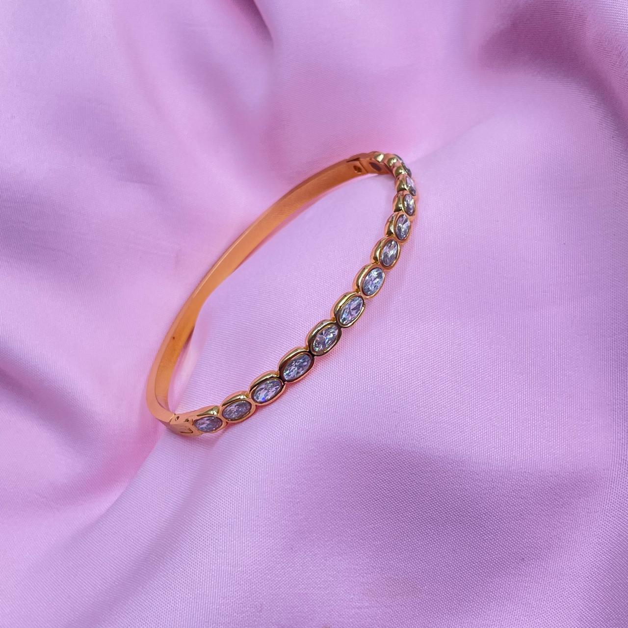 Gilded Stone Bracelet