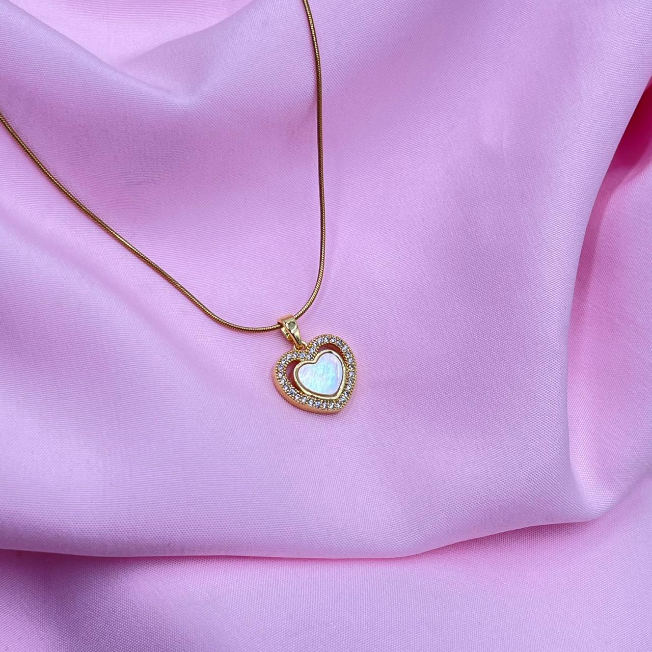 Heart String Necklace