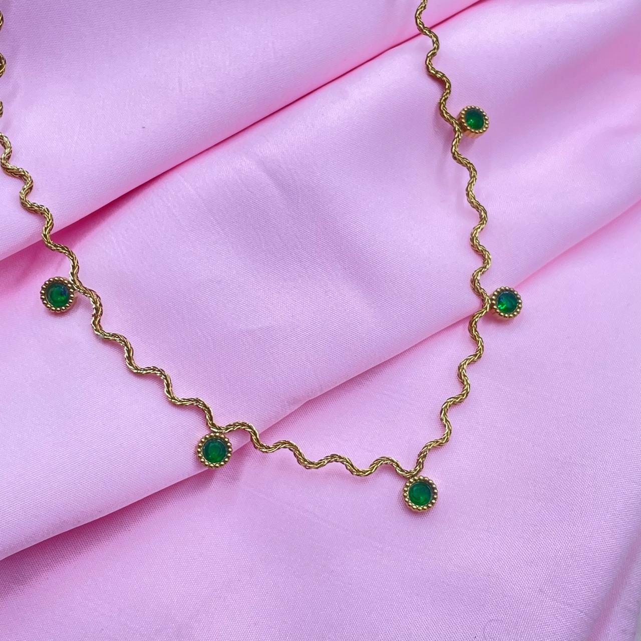 Green Stone Necklace