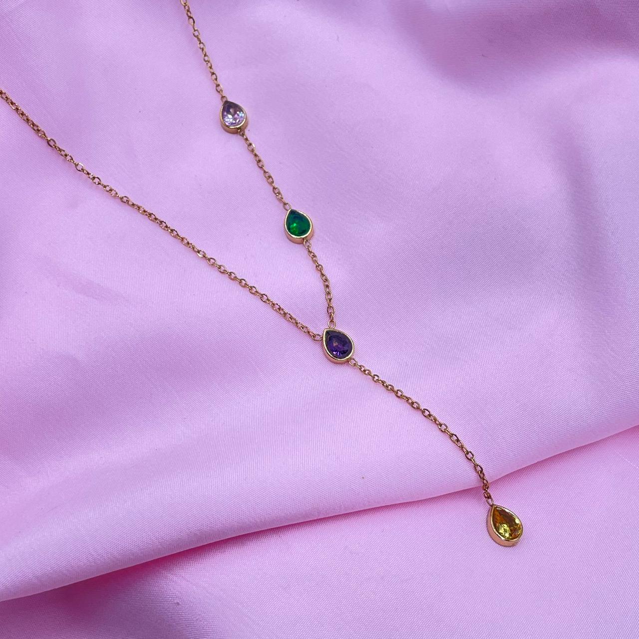 Mystic Teardrop necklace