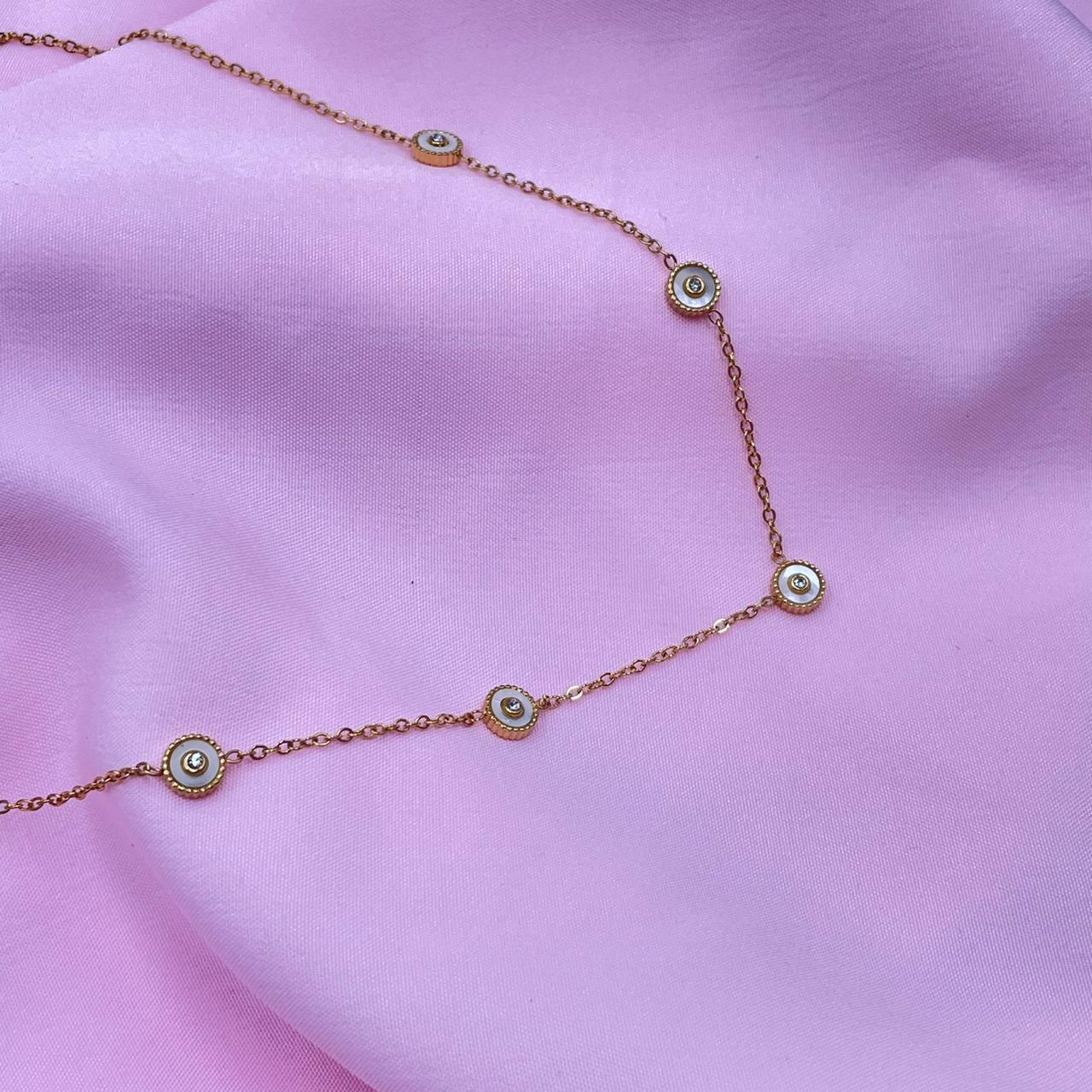 The Opal Bloom necklace