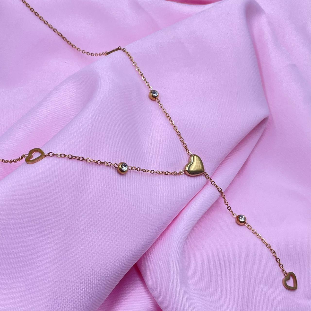 Gold heart Necklace