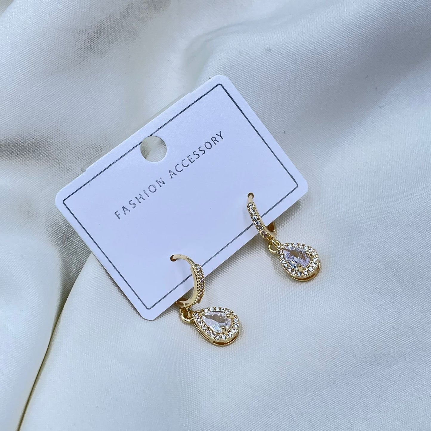 Gold Teardrop Earrings