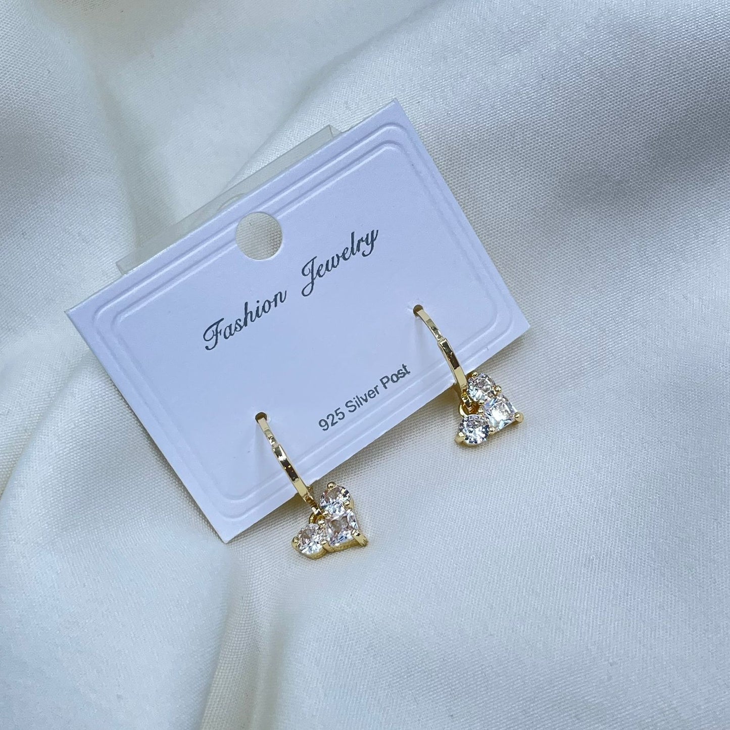Golden Heart Earrings