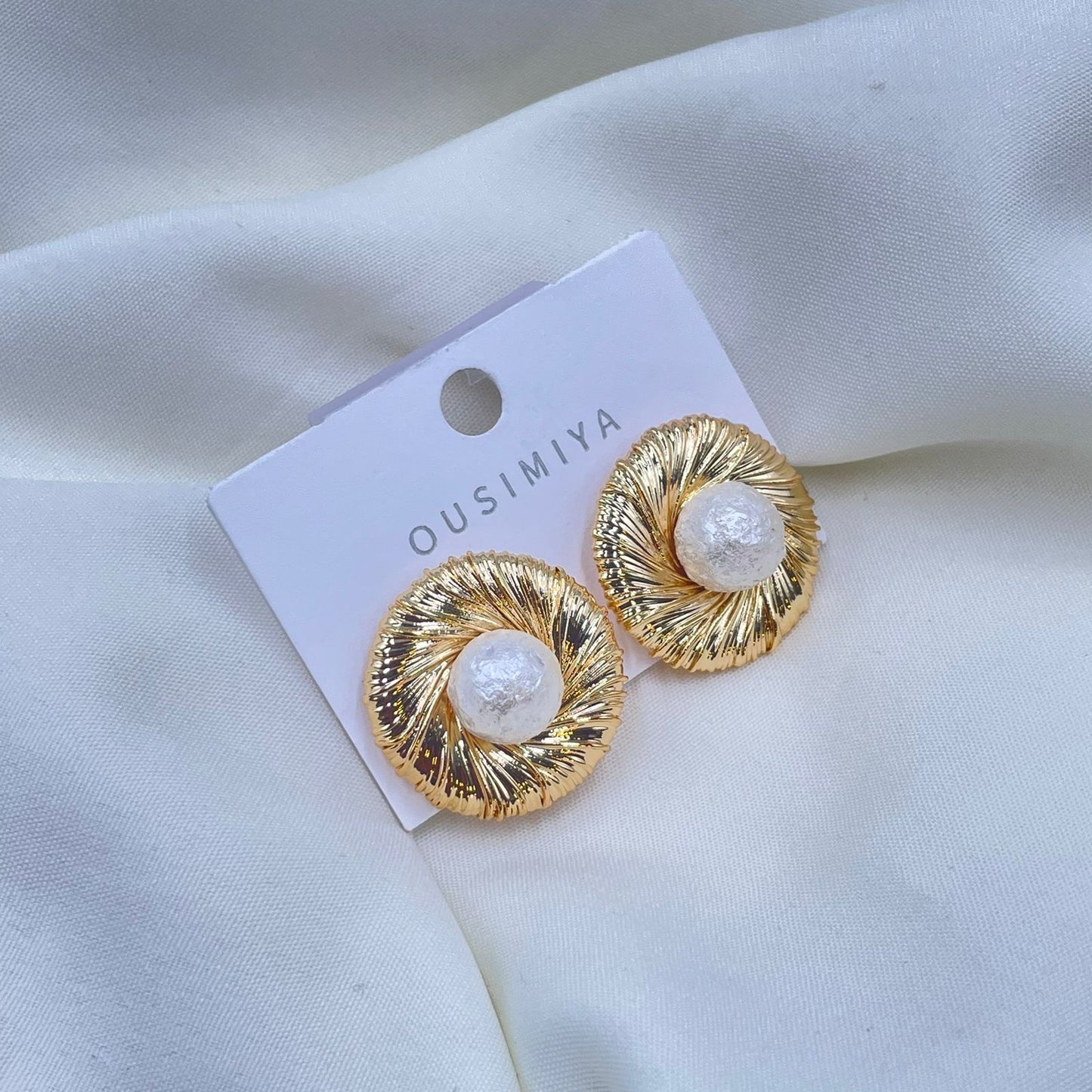 Floral Pearl Earrings