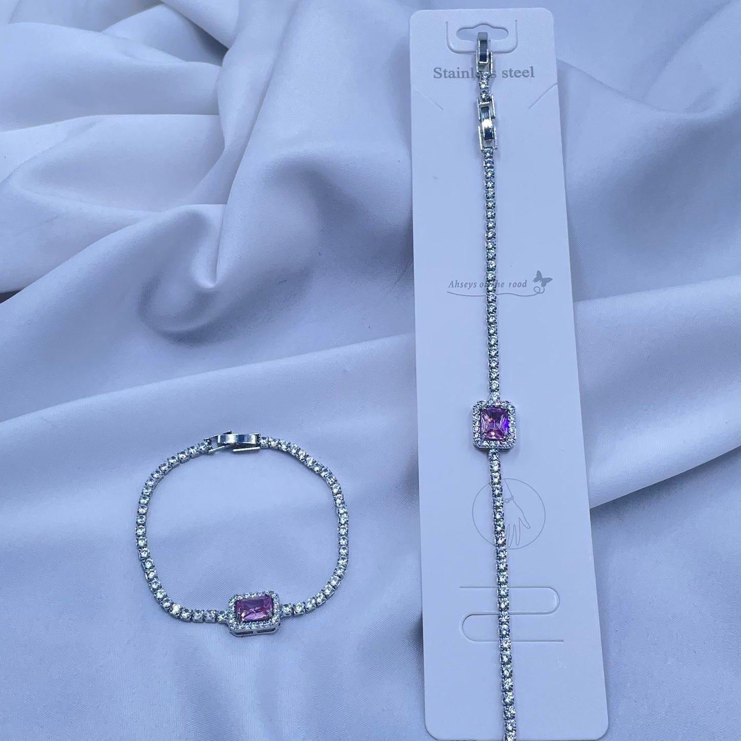 Radiant Pink Tennis Bracelet