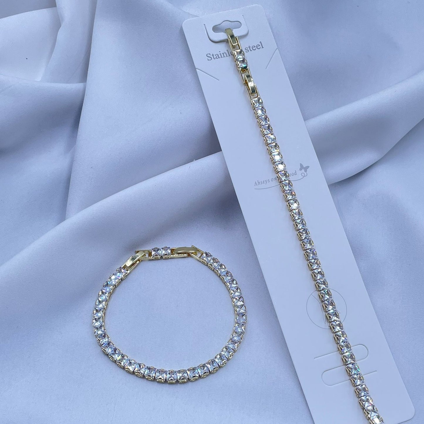 Opal Glow Tennis Bracelet