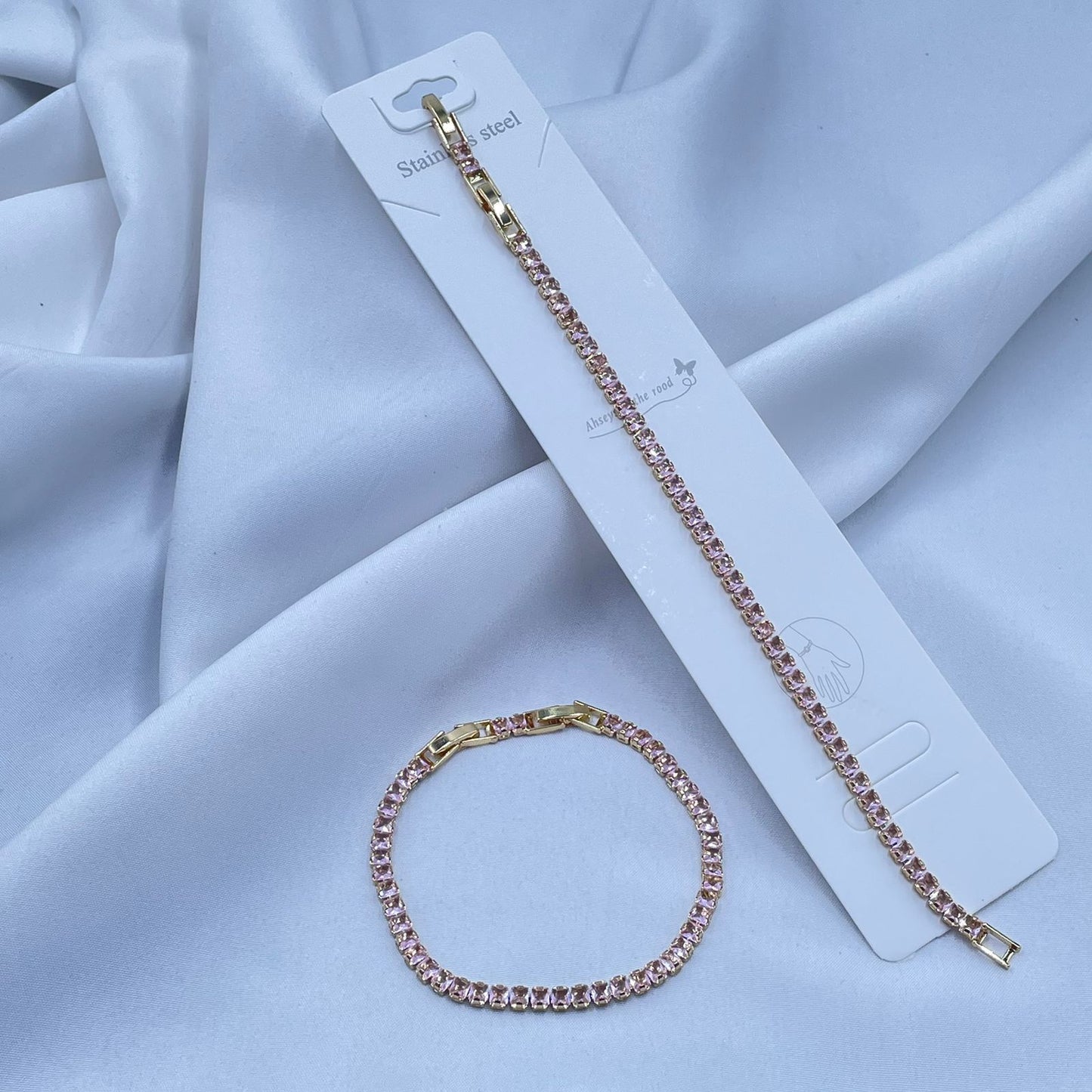 Rose Gold Tennis Bracelet