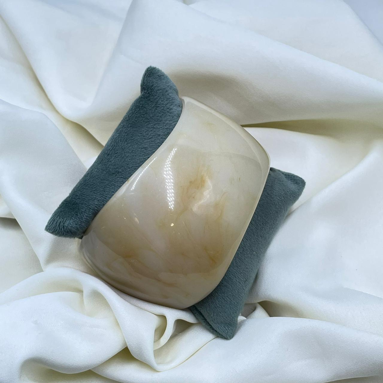 Opal Whisper Resin Bracelet