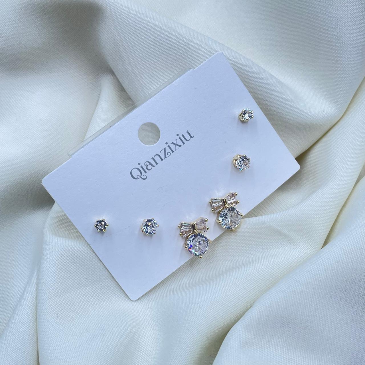 Golden Aura Combo Earrings