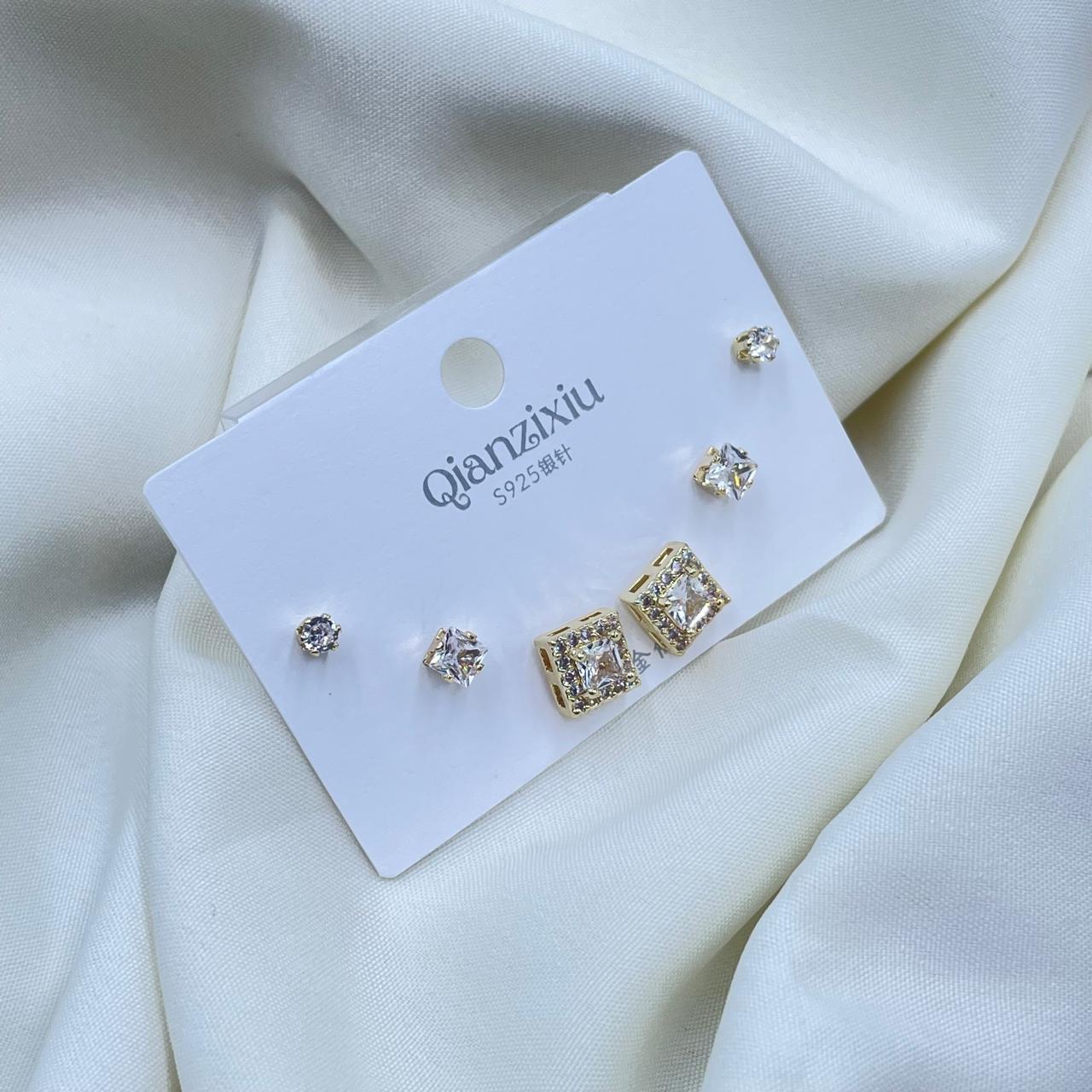 Diamond Combo Earrings