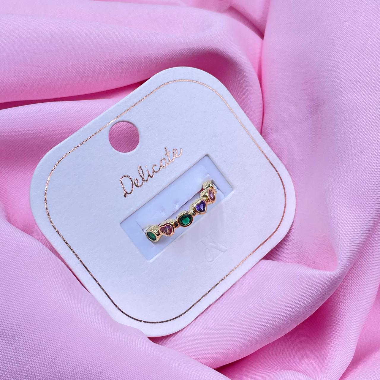 Multi Stone Band Ring