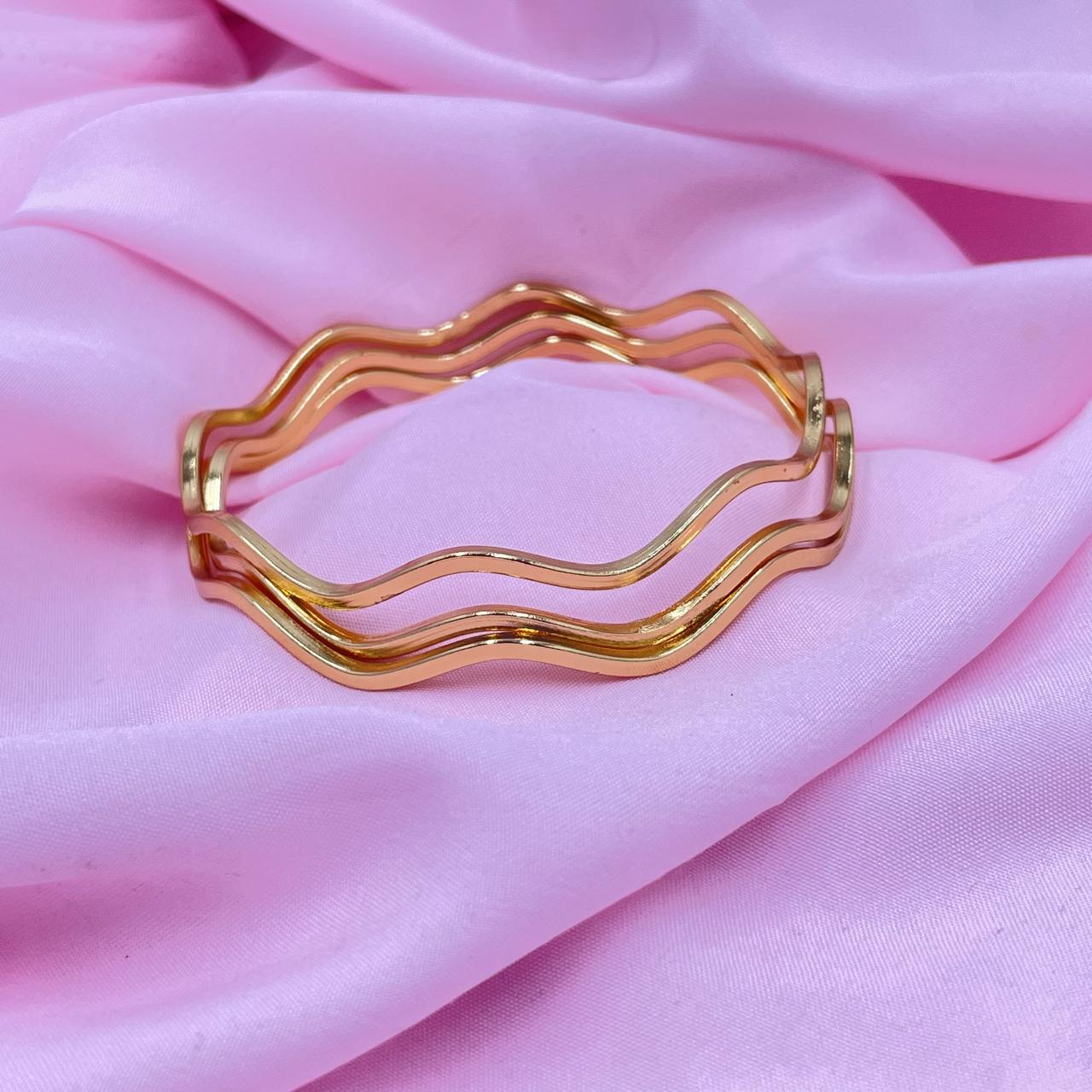 Twilight Wave Bangles Set of 3