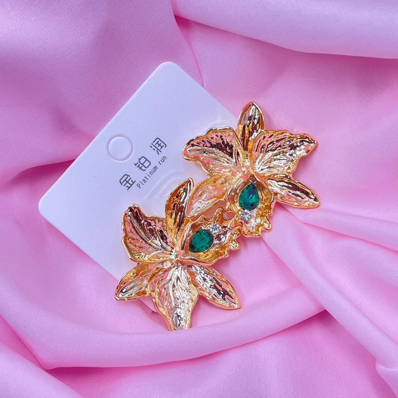 Antique Gold Statement Earrings