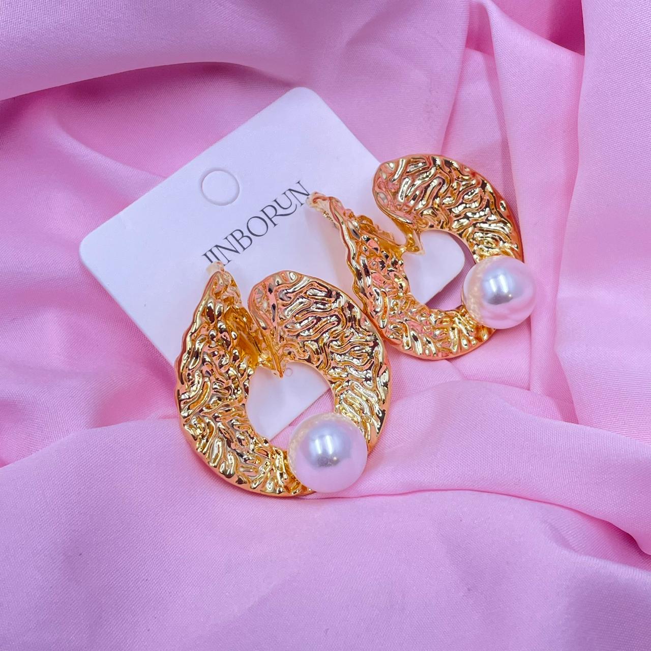 Wide Plate Earrings