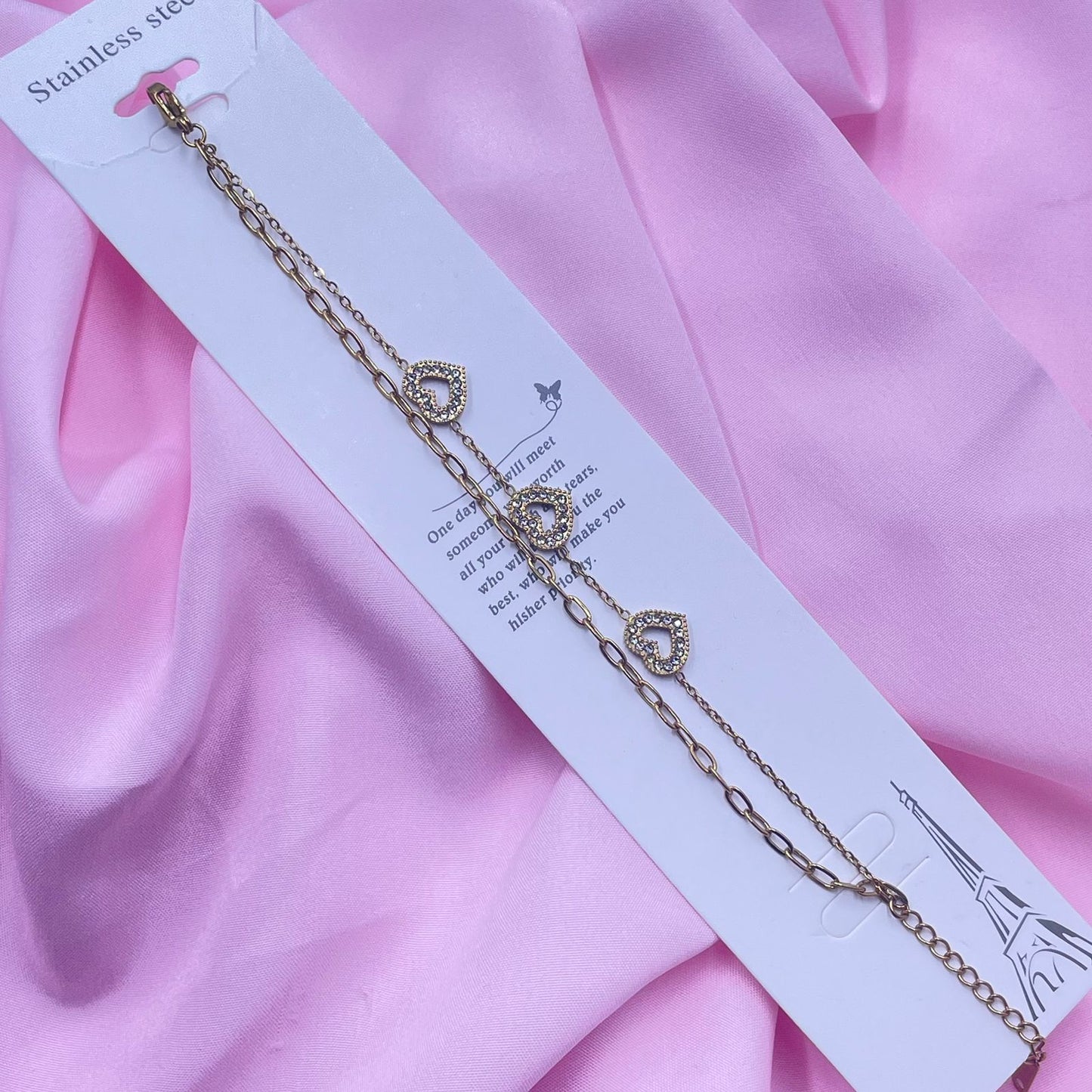 Heart Link Bracelet