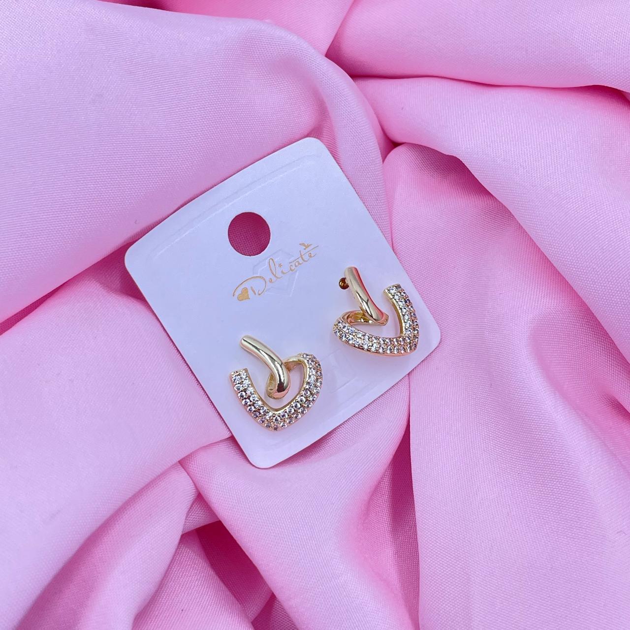 Floral Gold Earrings