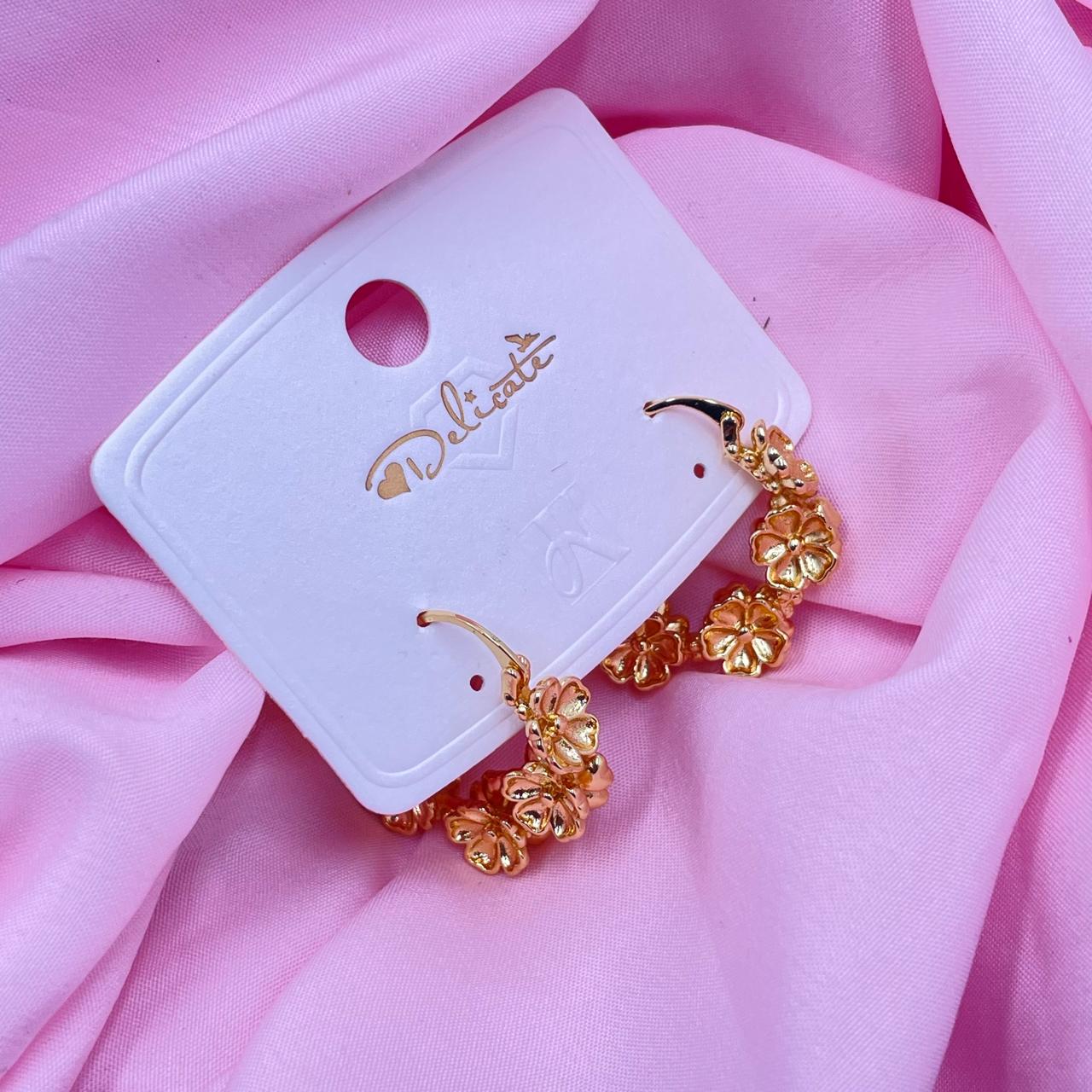 Golden Lily Earrings
