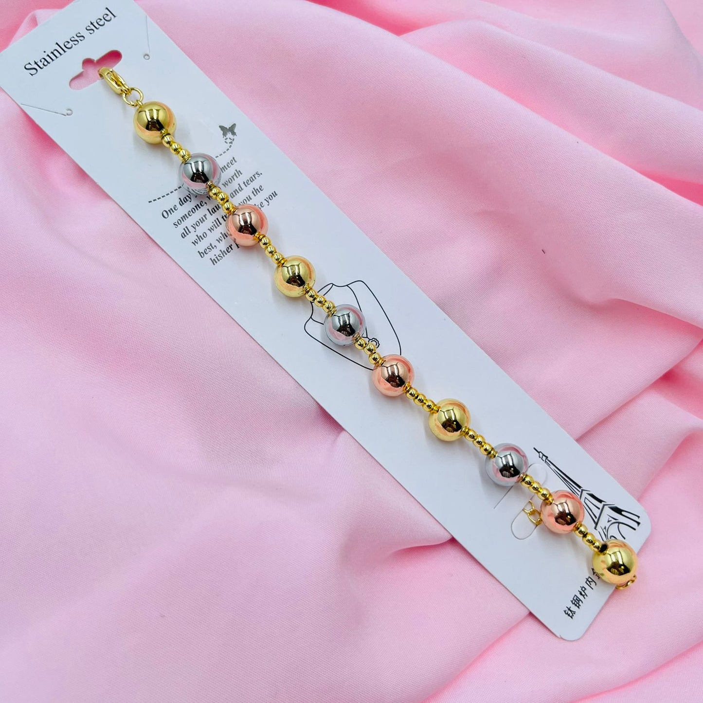 Urban Chain Pearl Bracelet