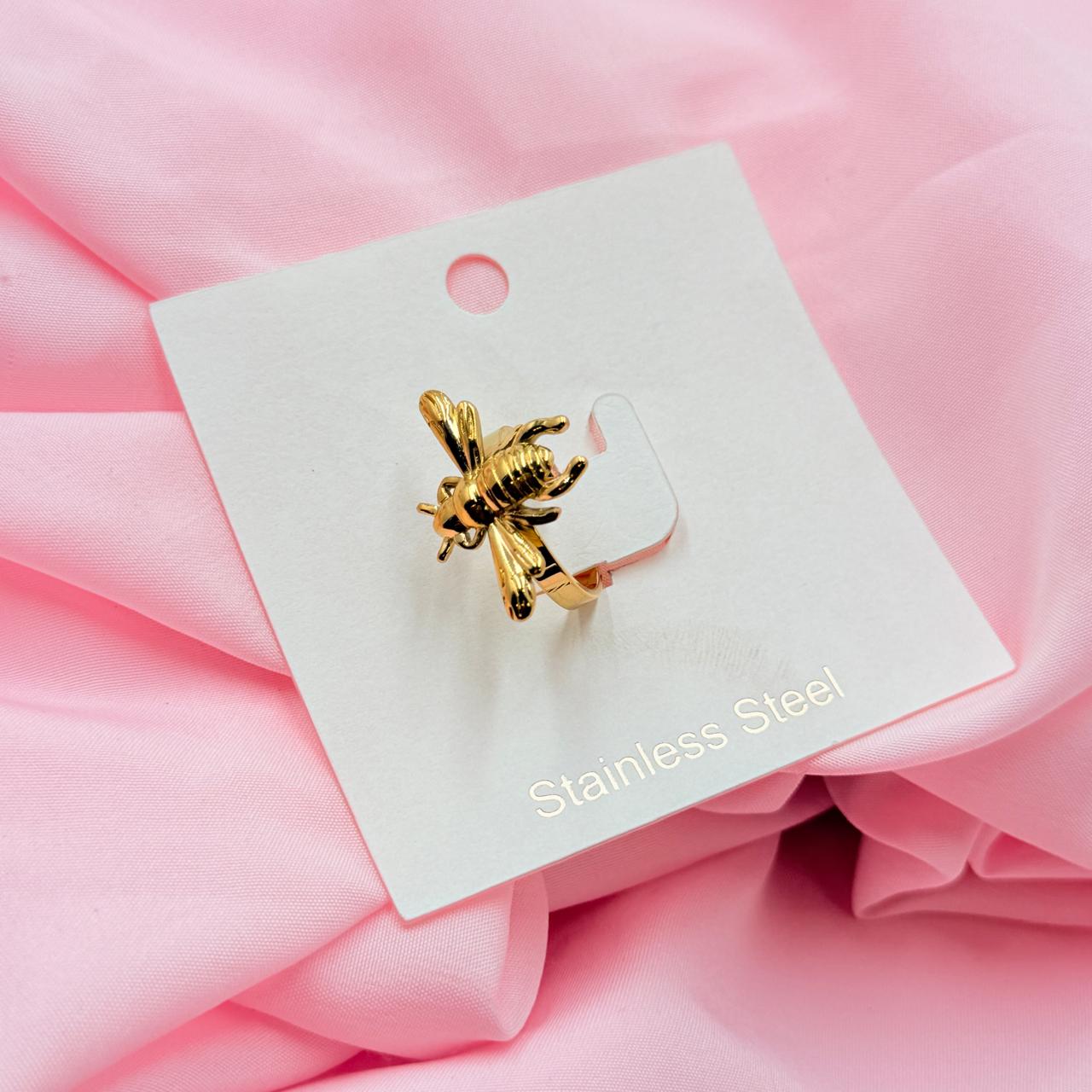 Golden Bee Ring