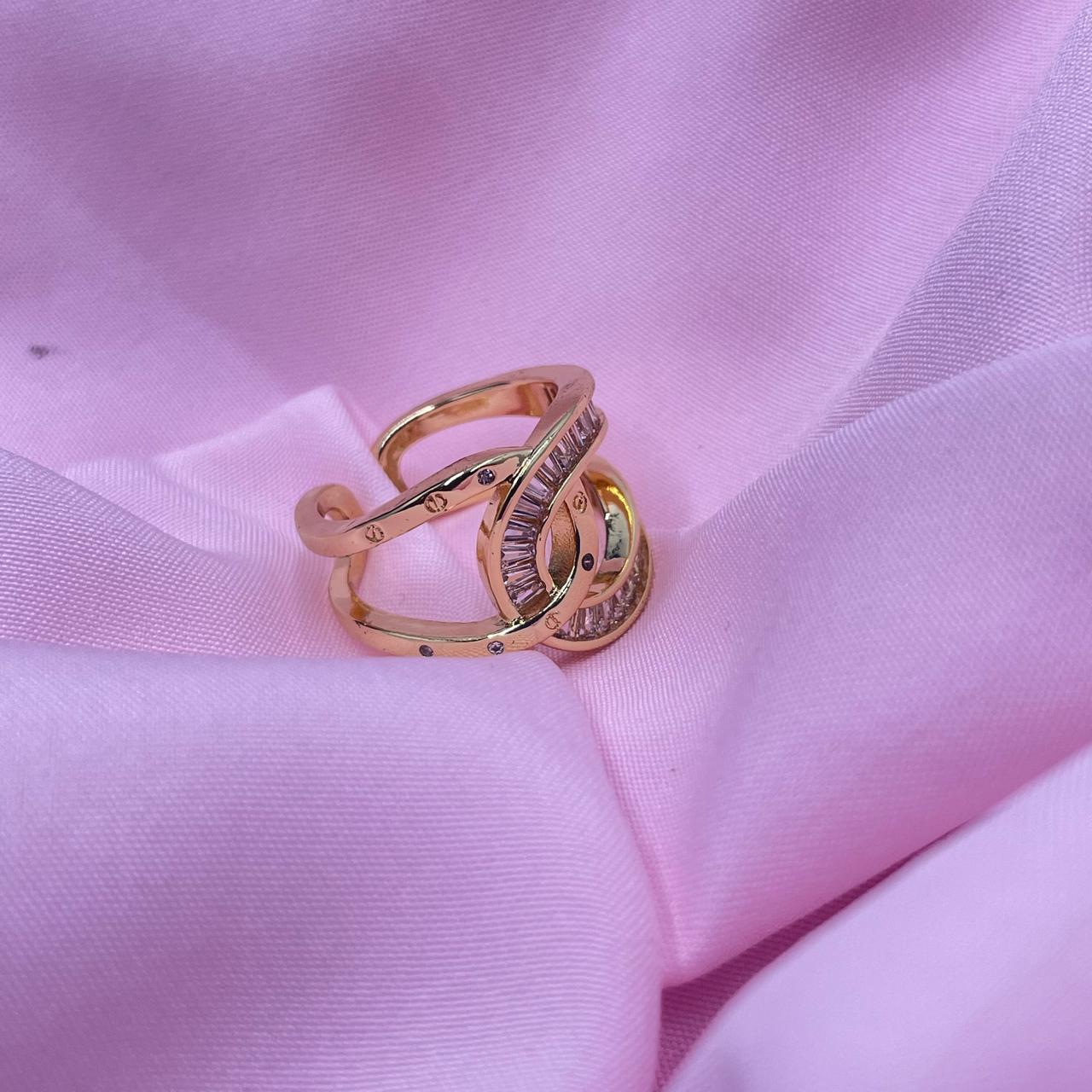 Golden Wave Ring