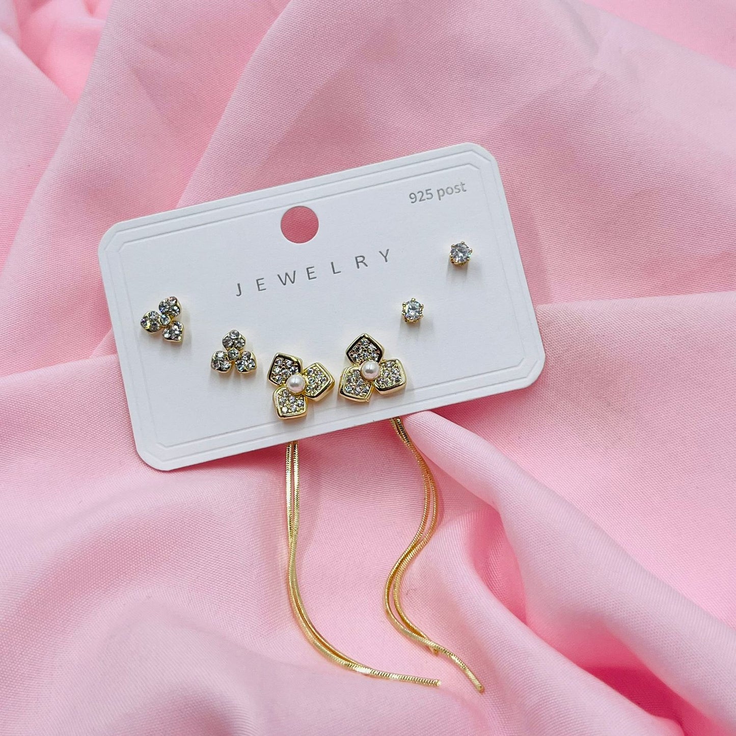 Dazzle Drop Combo Earrings