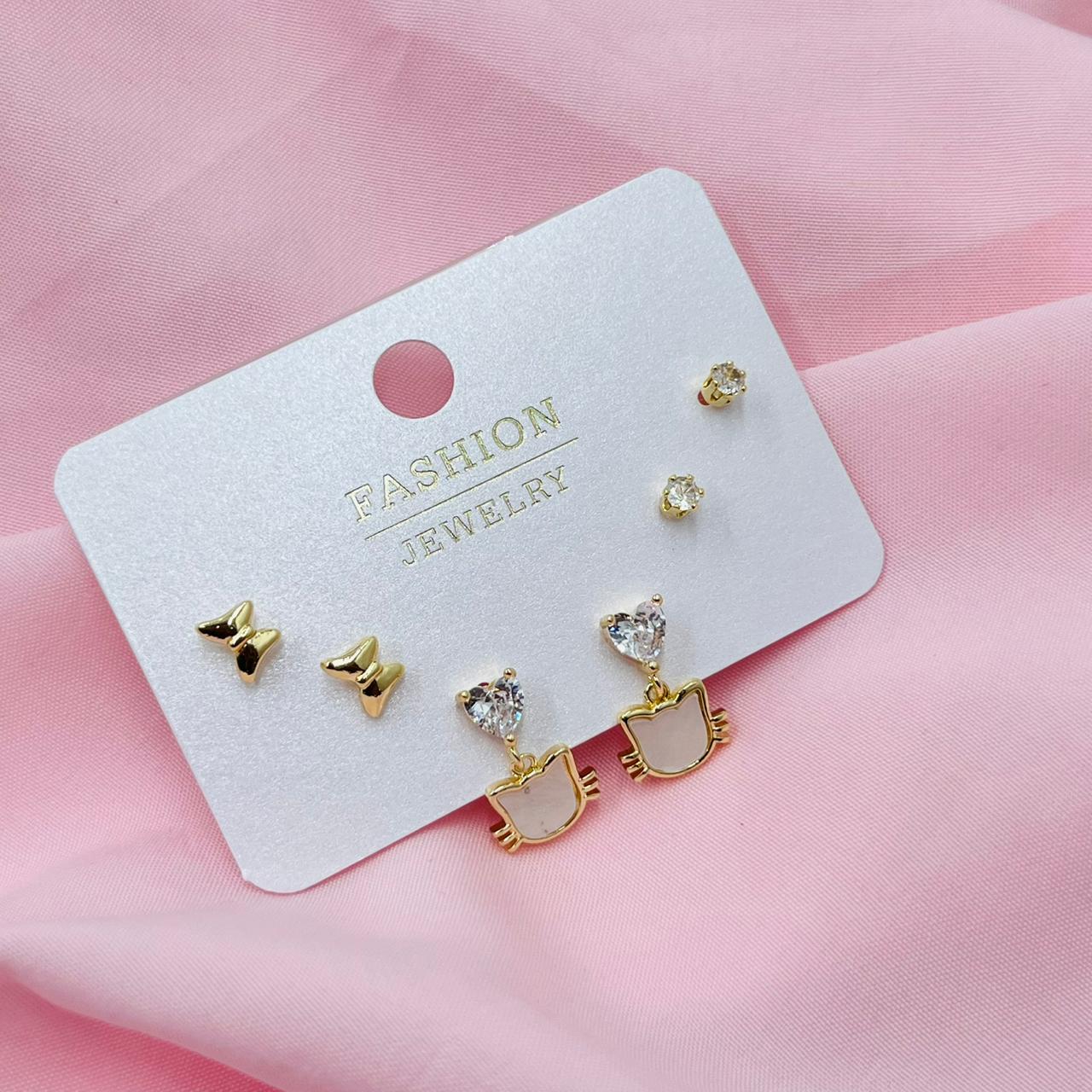 Celestial Bloom Combo Earrings
